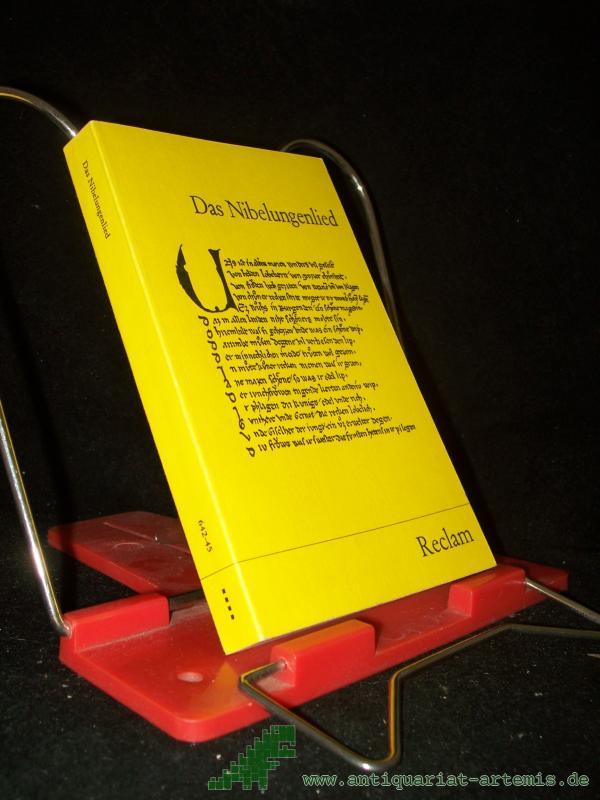 Product image 1 of the product “Das Nibelungenlied / übers., eingel. u. erläutert von Felix Genzmer ”