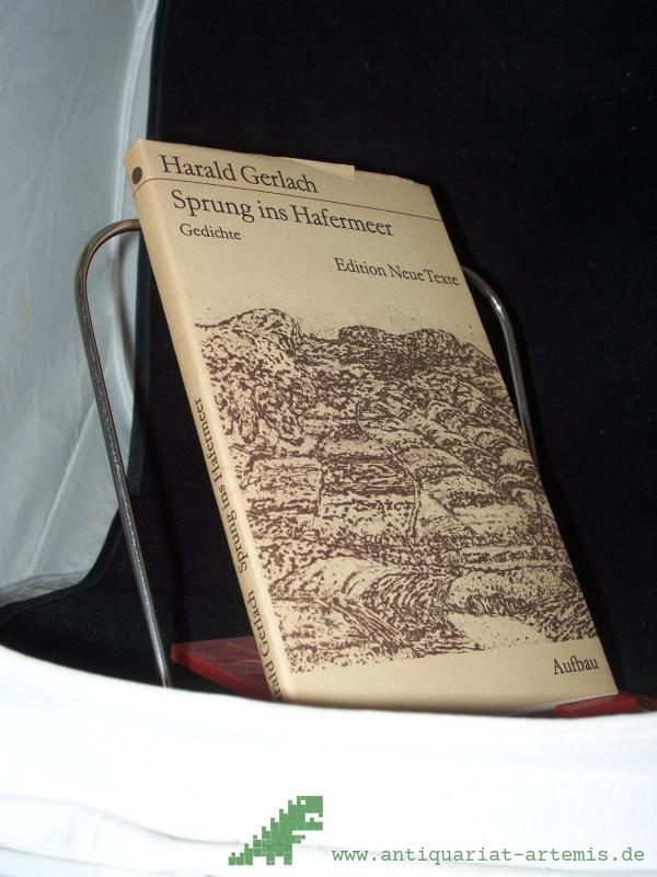 Artikelbild 1 des Artikels “Sprung ins Hafenmeer : Gedichte / Harald Gerlach. [Mit e. Nachbemerkung von Wulf Kirsten] “