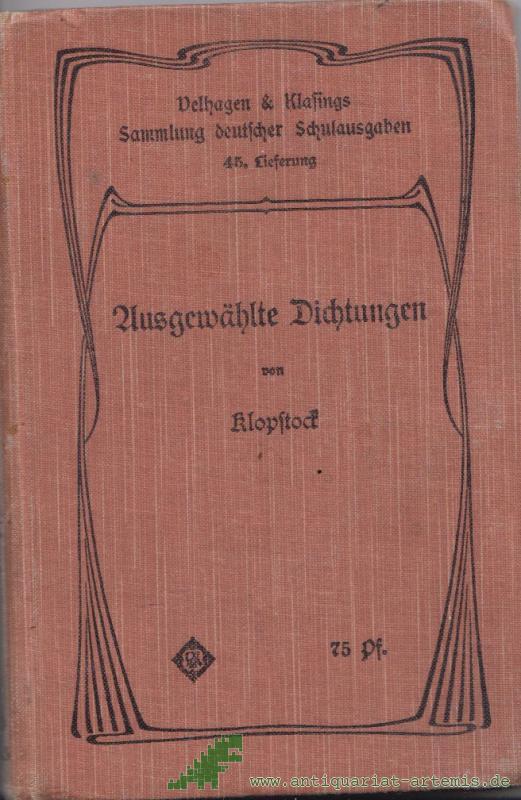 Artikelbild 1 des Artikels “Ausgewählte Dichtungen von Klopstock, “