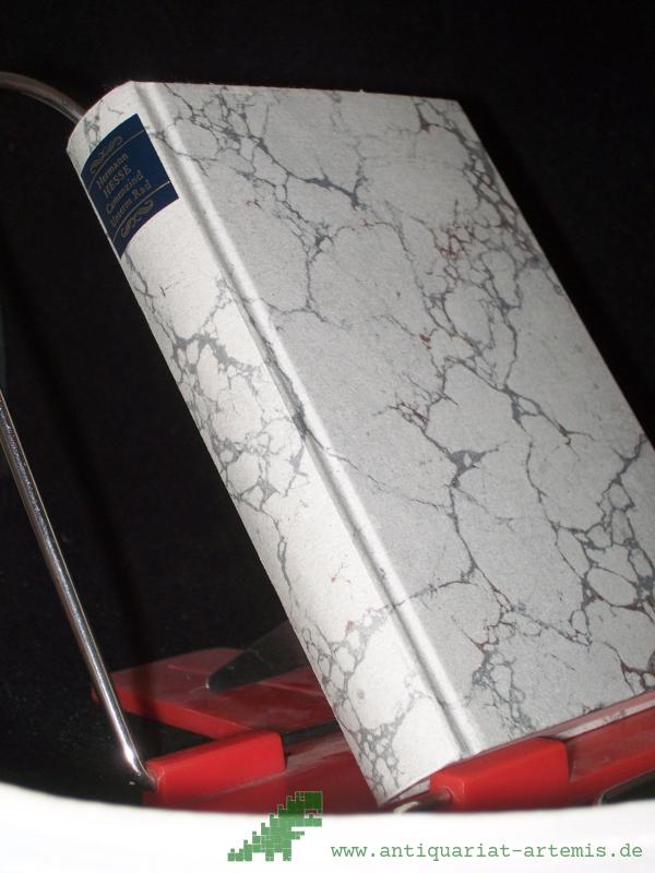 Product image 1 of the product “Hesse, Hermann: Die Romane und die grossen Erzählungen Teil: Bd. 1., Peter Camenzind, Unterm Rad ”