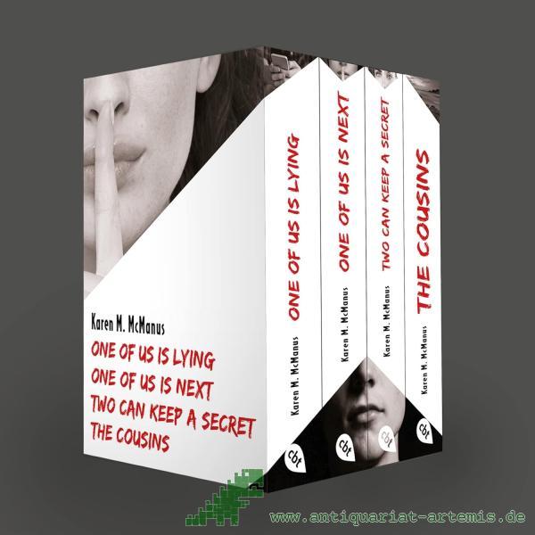 Artikelbild 1 des Artikels “Vier Bände im Taschenbuch-Schuber: One of us is lying, One of us is next, Two can keep a secret, The Cousins “