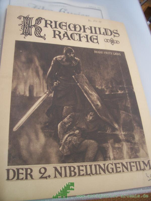 Product image 1 of the product “Nummer 19, Kriemhilds Rache, Der 2. Nibelungenfilm, Regie Fritz Lang ”