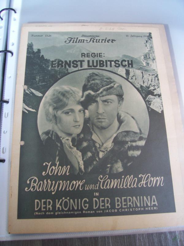 Product image 1 of the product “Nummer 1124, 1929, Der König der Bernina mit John Barrymore und Camilla Horn ”