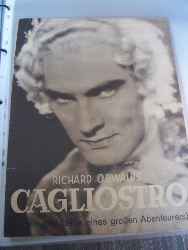 Product image 1 of the product “Nummer 1123, 1929, CAGLIOSTRO (Leben und Liebe eines großen Abenteurers) mit Richard Oswalds ”