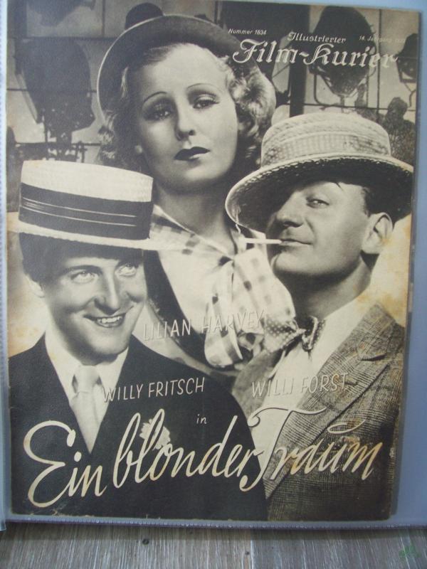 Product image 1 of the product “Nummer 1834, 1932, Ein blonder Traum mit Lilian Harvey Willy Fritsch und Willi Forst ”