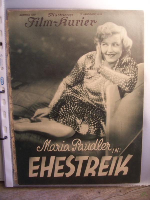 Product image 1 of the product “No 1361, 1930, EHESTREIK mit Maria Paudler ”