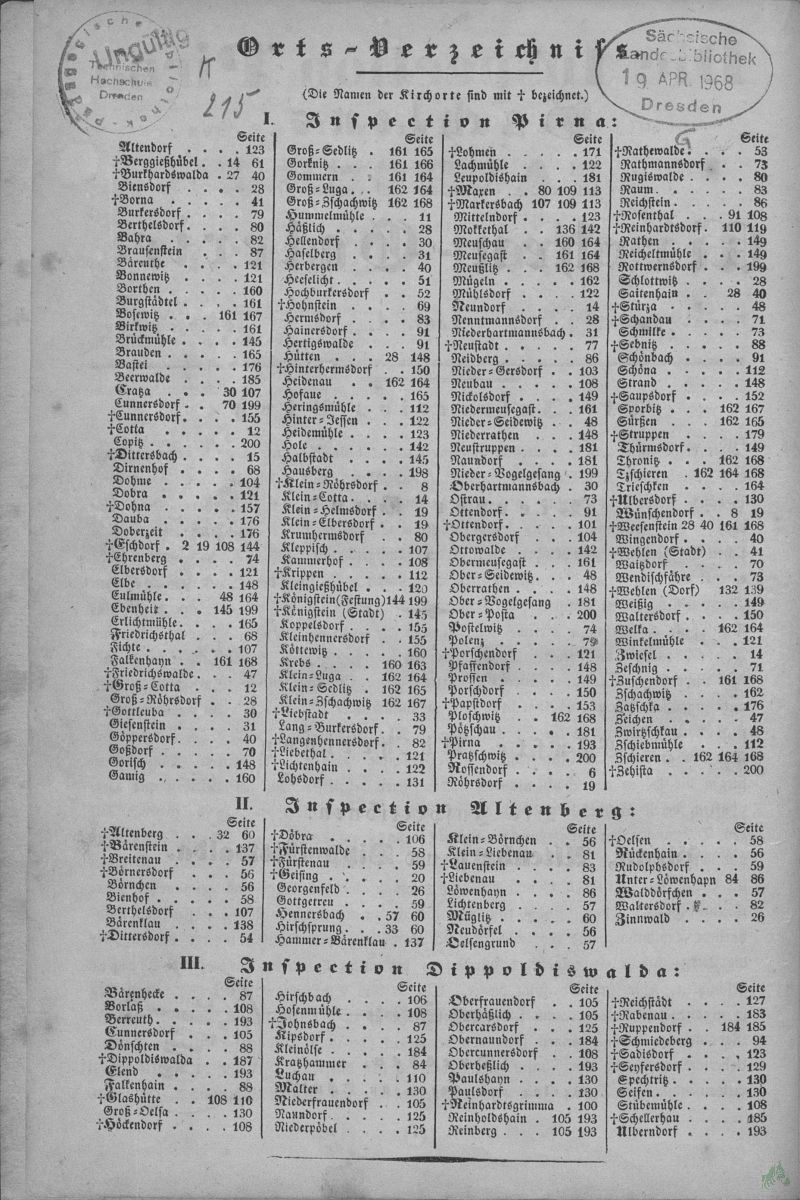 Product image 2 of the product “Vierter Band, fünfte Abtheilung, Die Inspectionen: Pirna, Altenberg und Dippoldiswalde ”