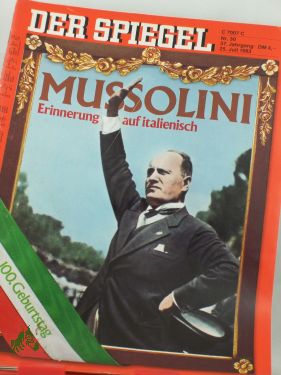 Artikelbild 1 des Artikels “Mussolini, Erinnerung auf italienisch “