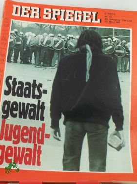 Artikelbild 1 des Artikels “DER SPIEGEL 13/1981, Staatsgewalt - Jugendgewalt “