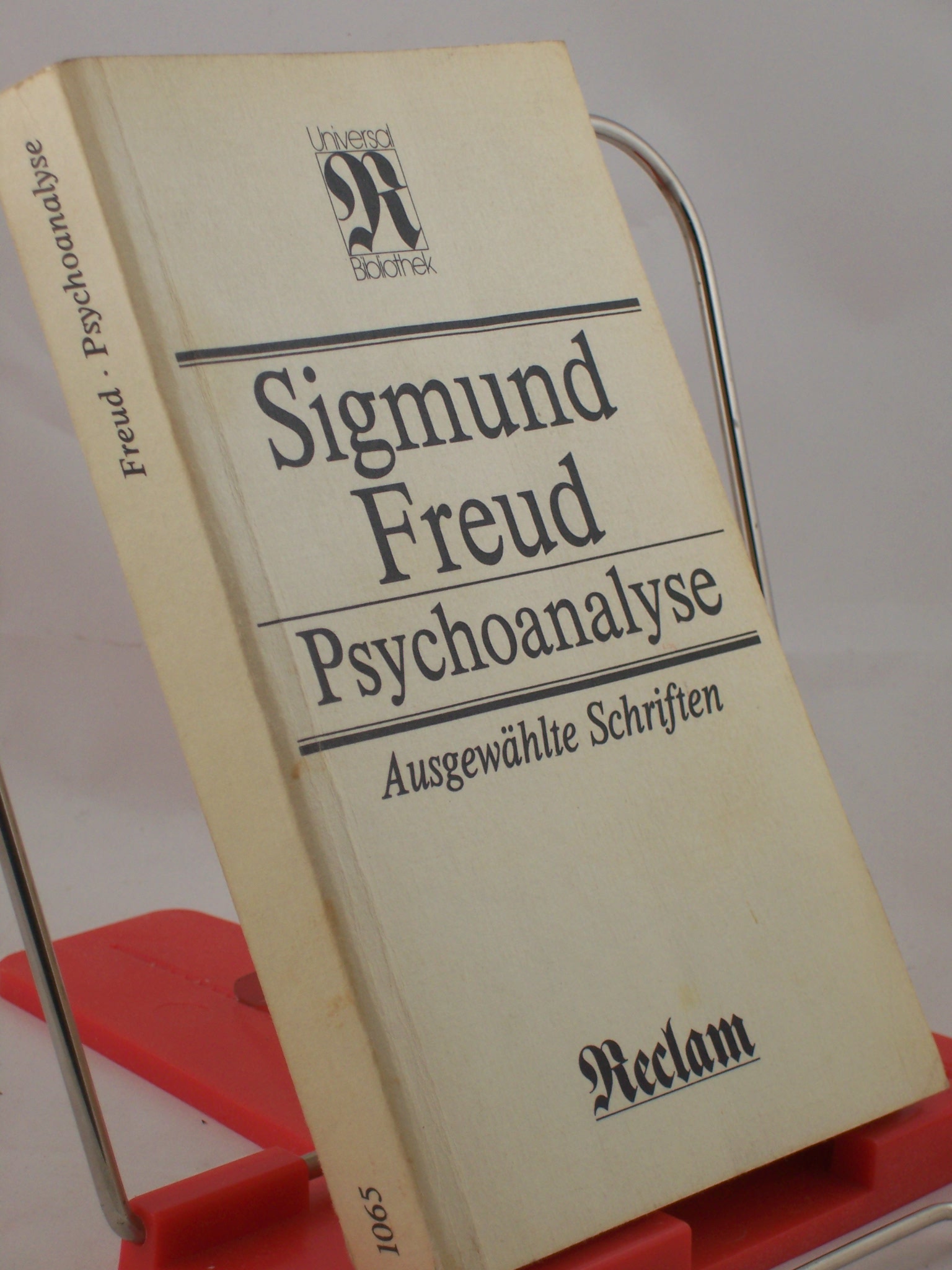 Artikelbild 1 des Artikels “Psychoanalyse : ausgewählte Schriften zur Neurosenlehre, zur Persönlichkeitspsychologie, zur Kulturtheorie / Sigmund Freud. Hrsg. von Achim Thom “