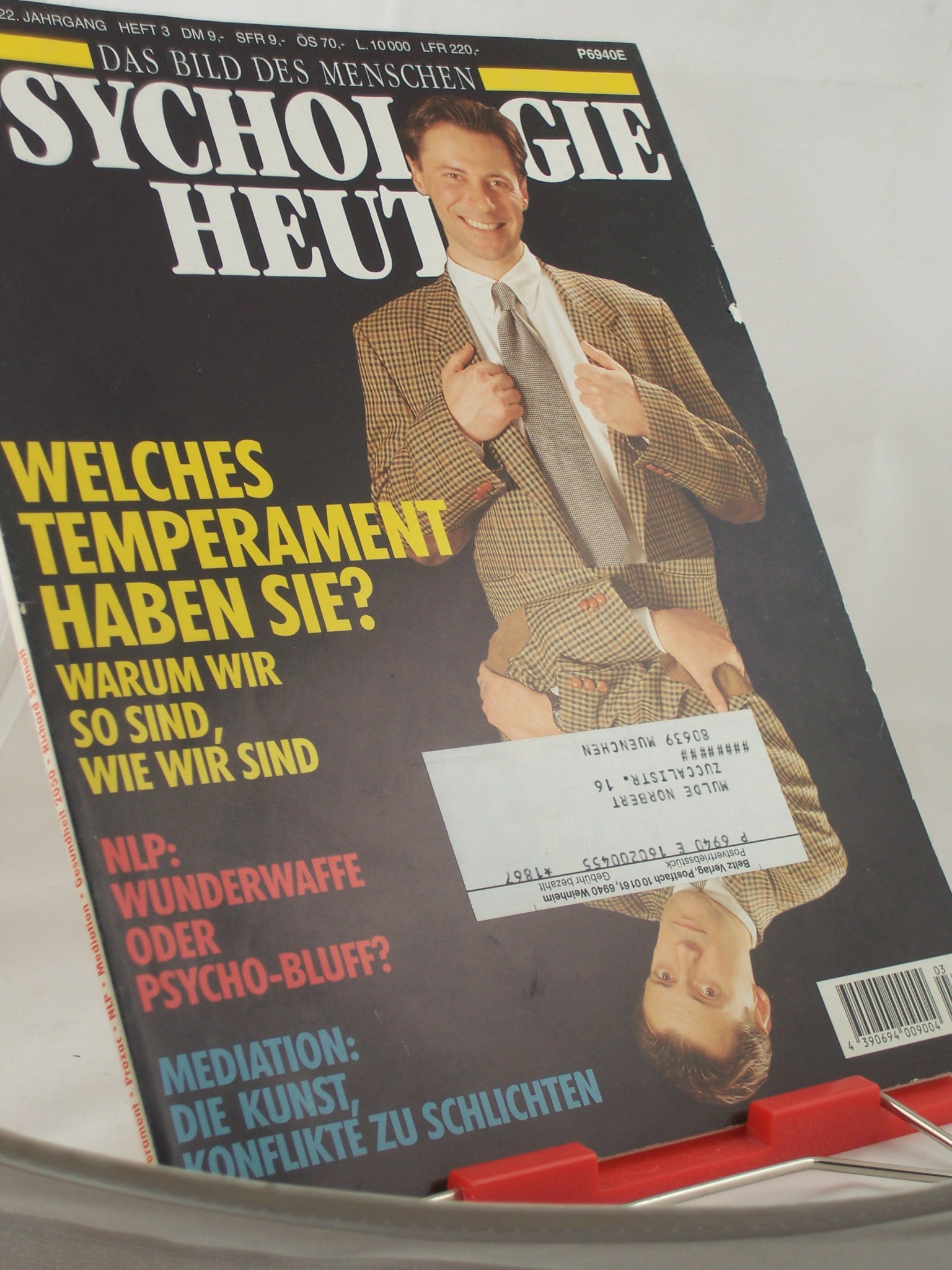 Artikelbild 1 des Artikels “3/1995 Welches Temperament haben sie “