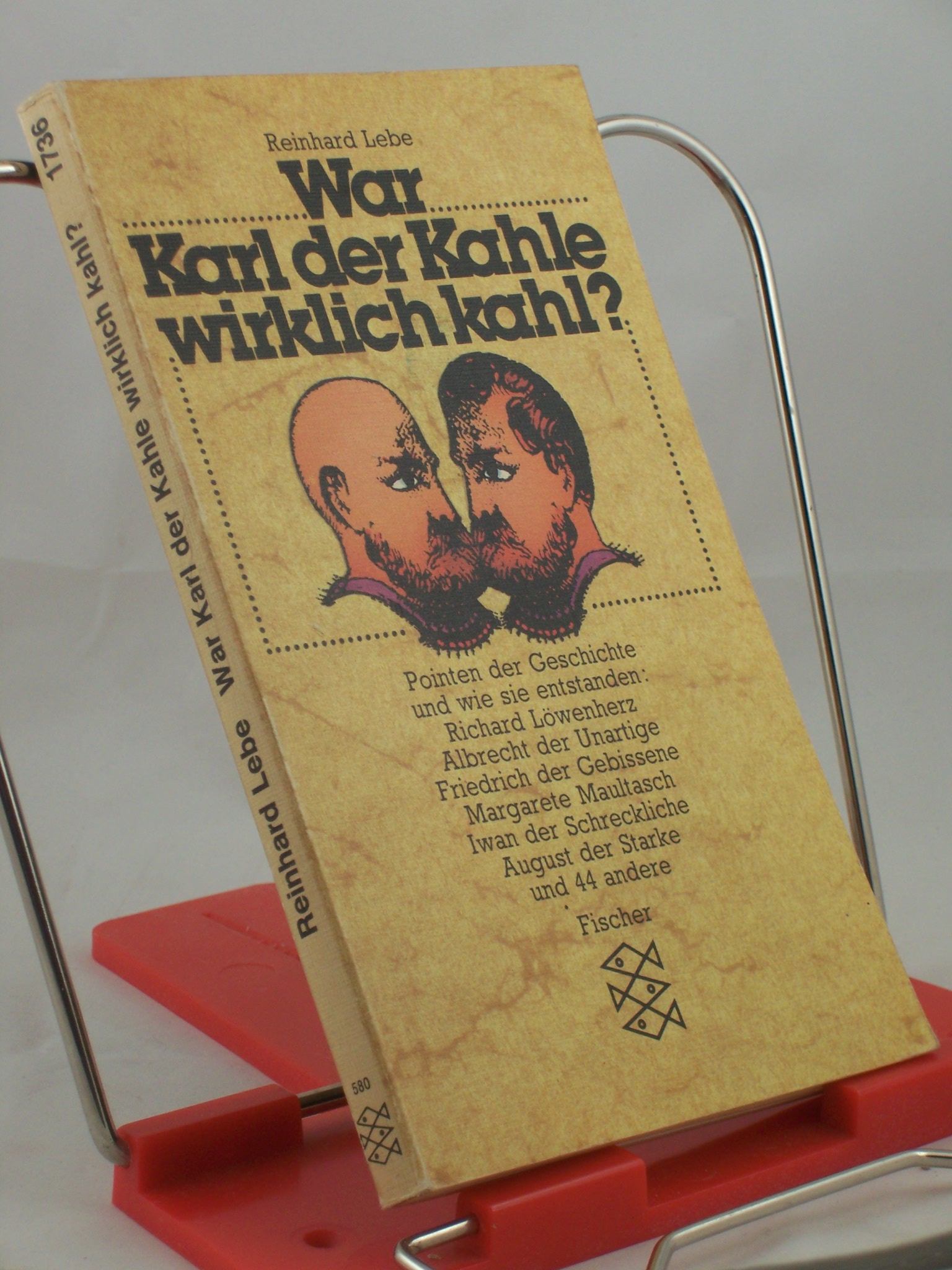 Artikelbild 1 des Artikels “War Karl der Kahle wirklich kahl? : Über histor. Beinamen / Reinhard Lebe “