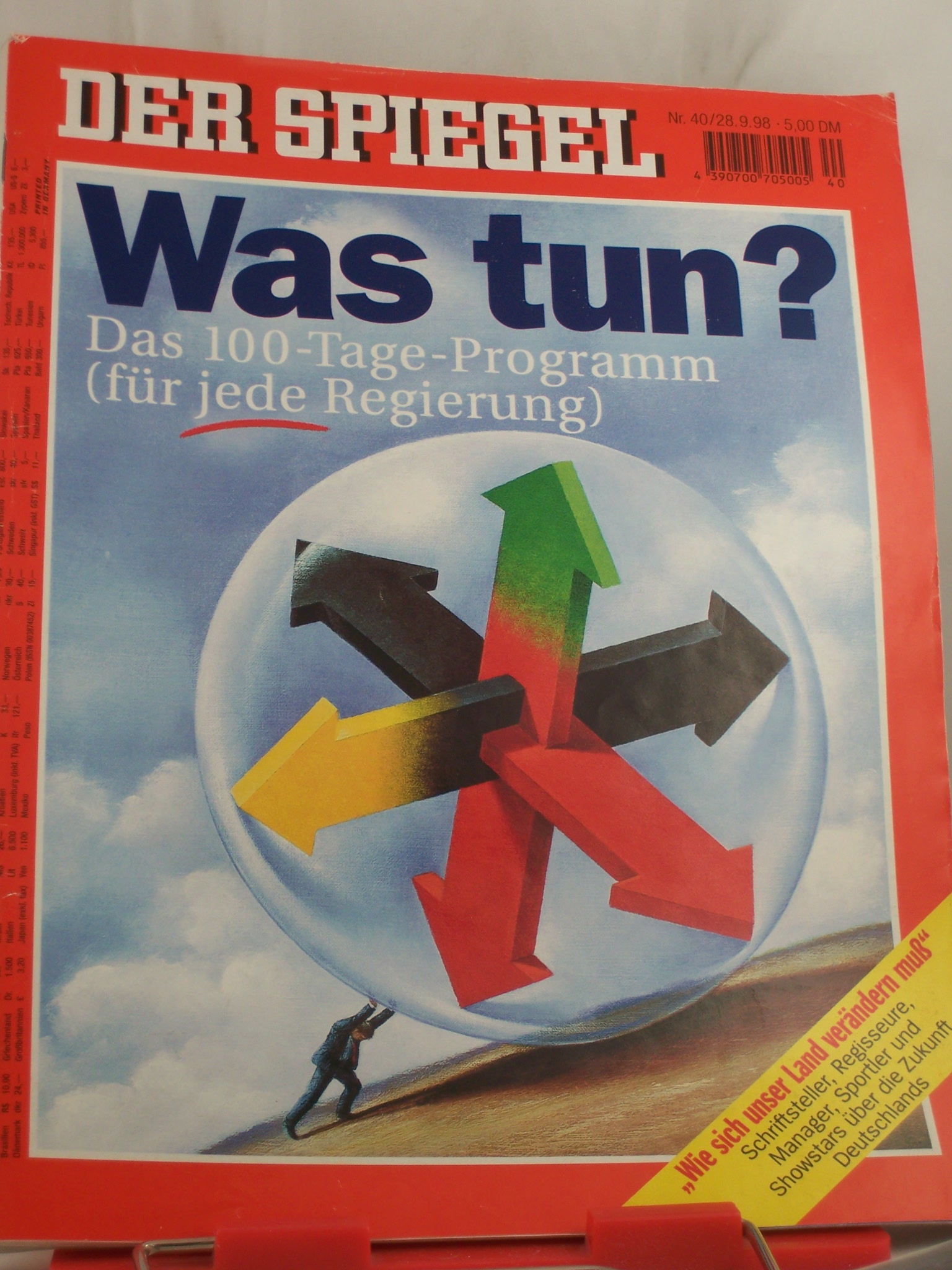 Artikelbild 1 des Artikels “40/1998, Was tun “