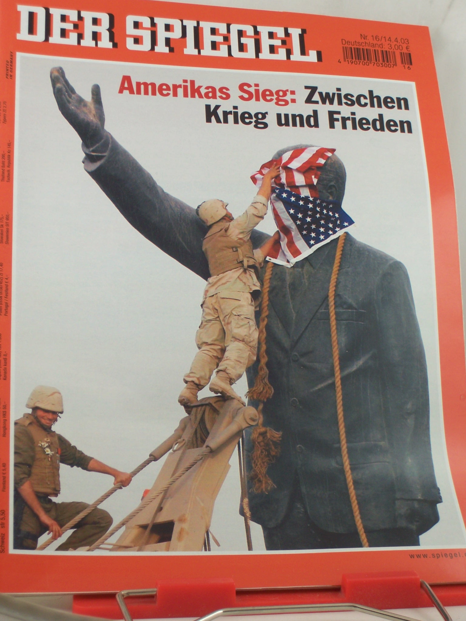 Artikelbild 1 des Artikels “16/2003, Amerikas Sieg: Zwischen Krieg und Frieden “