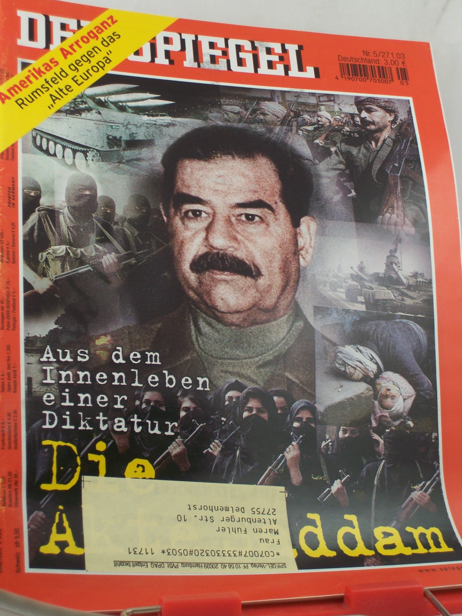 Artikelbild 1 des Artikels “5/2003, Die Akte Saddam “