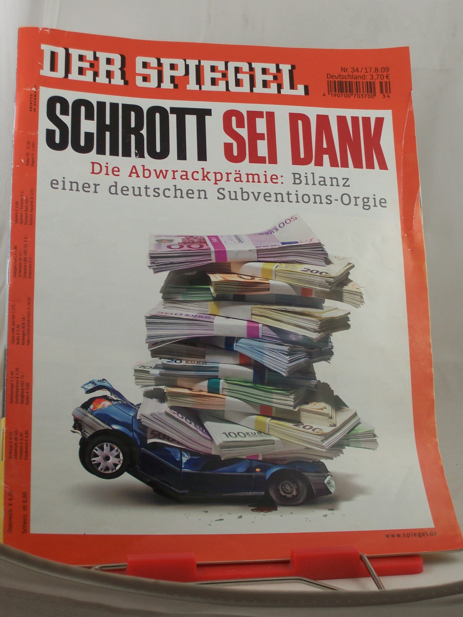 Artikelbild 1 des Artikels “34/2009, Schrott sei Dank “