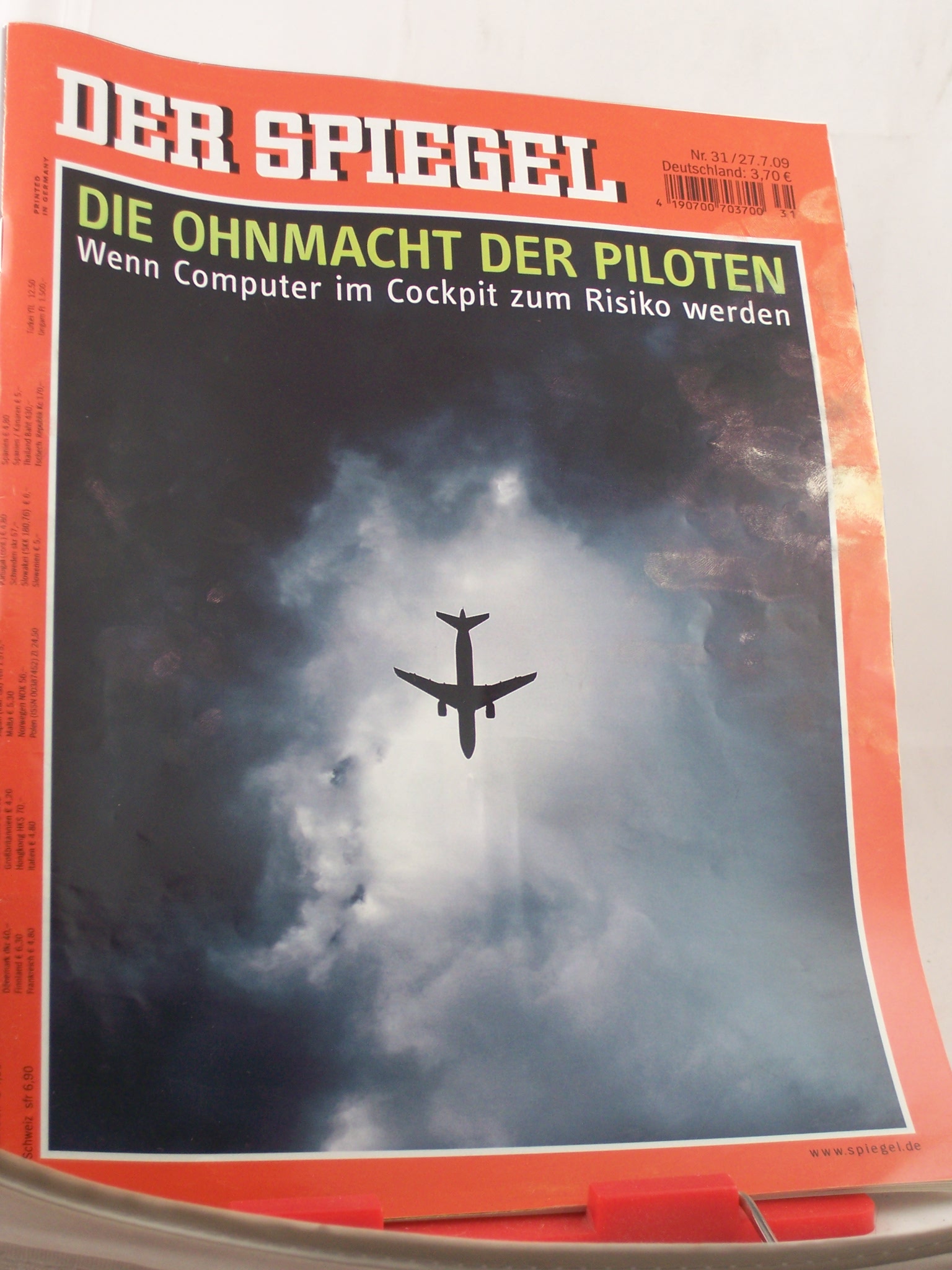 Artikelbild 1 des Artikels “31/2009, Die Ohnmacht der Piloten “