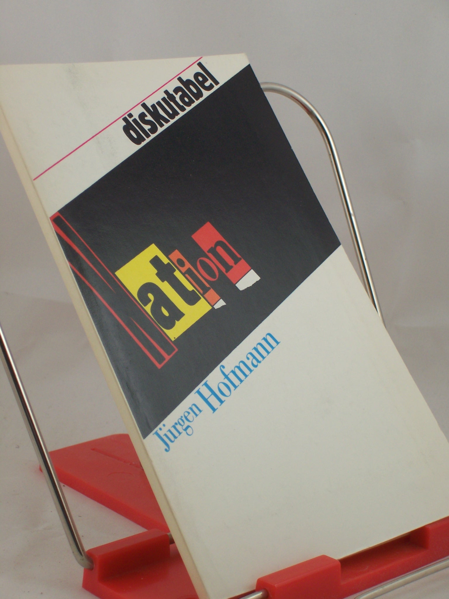 Artikelbild 1 des Artikels “Wie weiter mit der deutschen Nation? : Der Autor im Gespräch mit Hans-Dieter Schütt / Jürgen Hofmann “