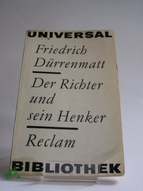 Artikelbild 1 des Artikels “Der Richter und sein Henker : Roman / Friedrich Dürrenmatt “