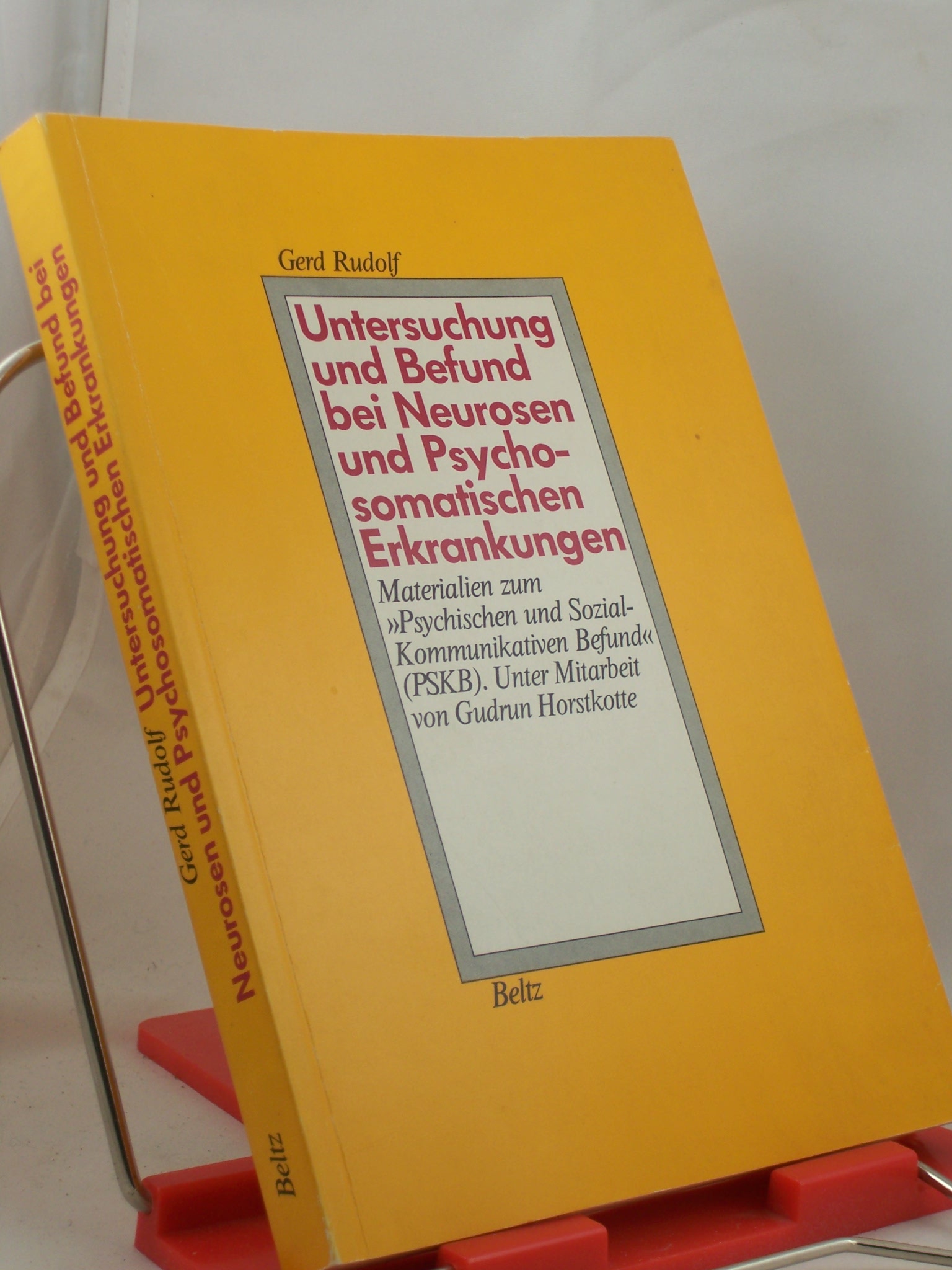Artikelbild 1 des Artikels “Untersuchung und Befund bei Neurosen und psychosomatischen Erkrankungen : Materialien zum 