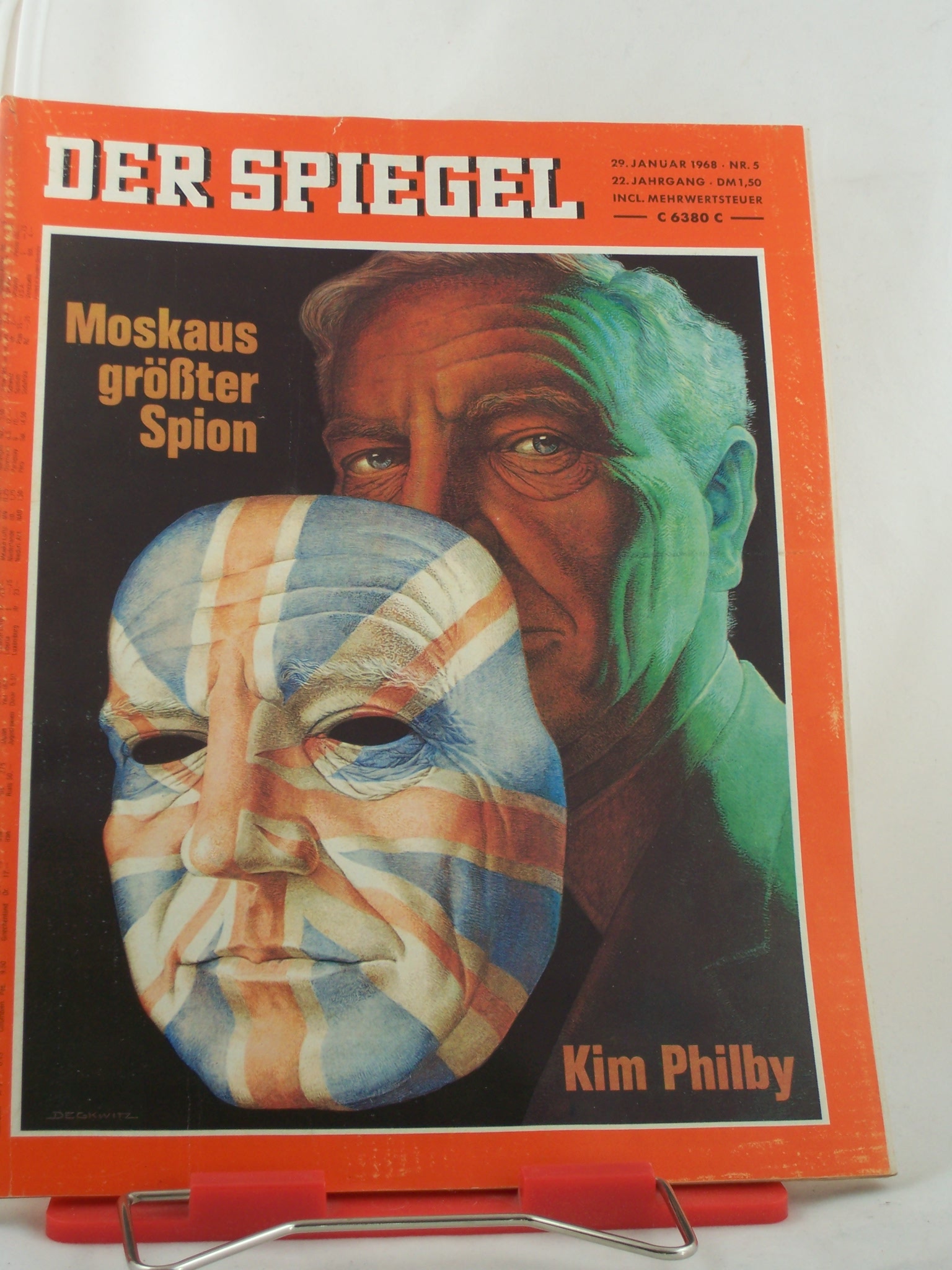 Artikelbild 1 des Artikels “5/1968, Moskaus größter Spion, Kim Philby “
