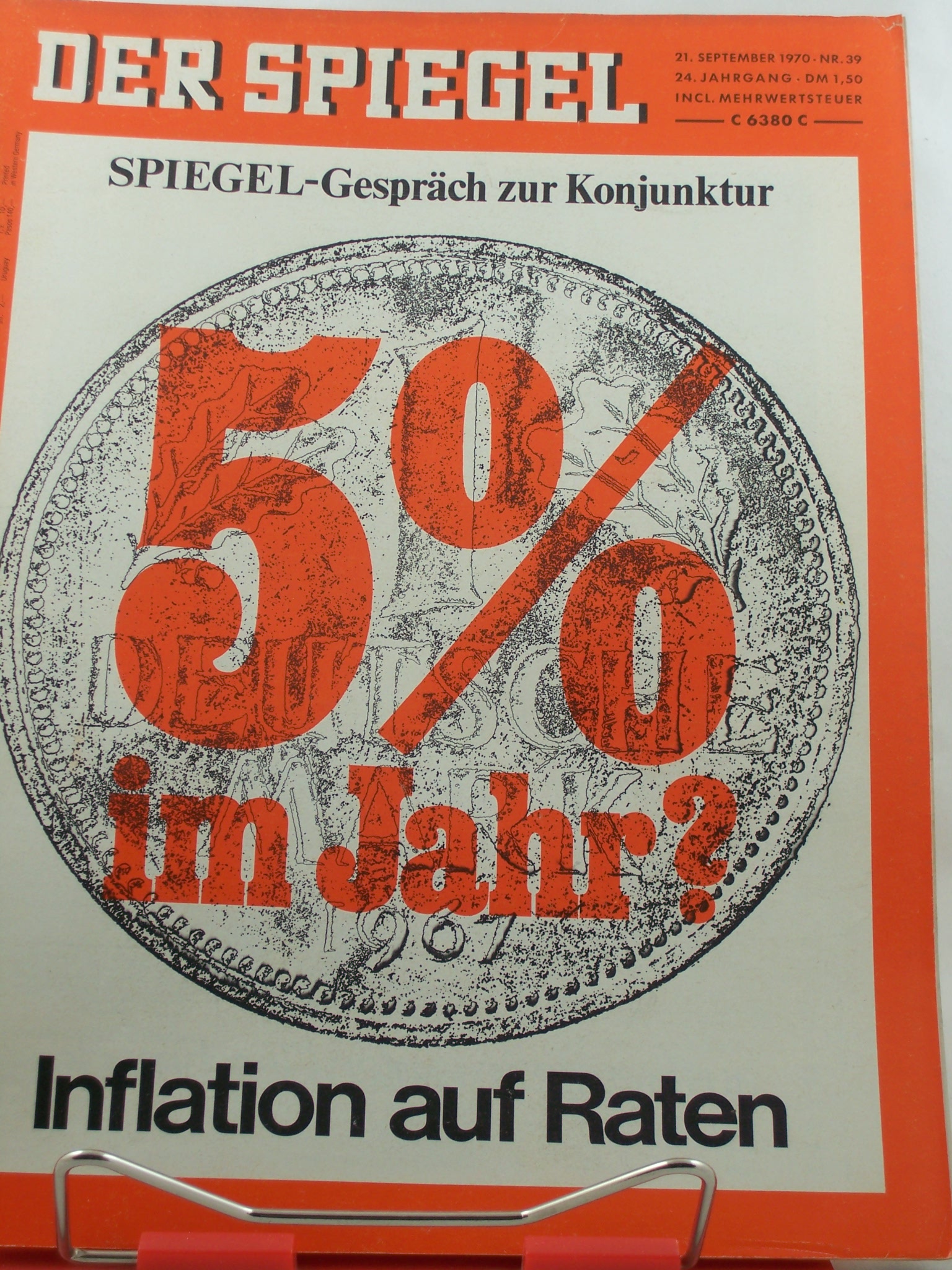 Artikelbild 1 des Artikels “39/1970, Inflation auf Raten “