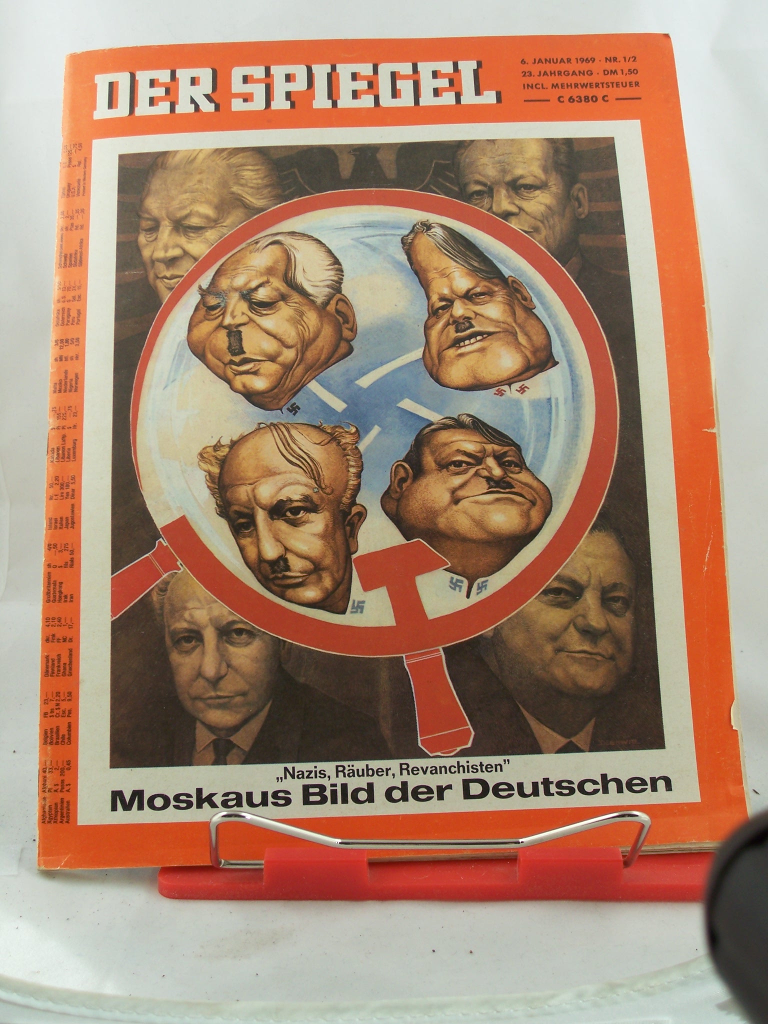 Artikelbild 1 des Artikels “1/2/1969, Moskaus Bild der Deutschen: Nazis, Räuber, Revanchisten “