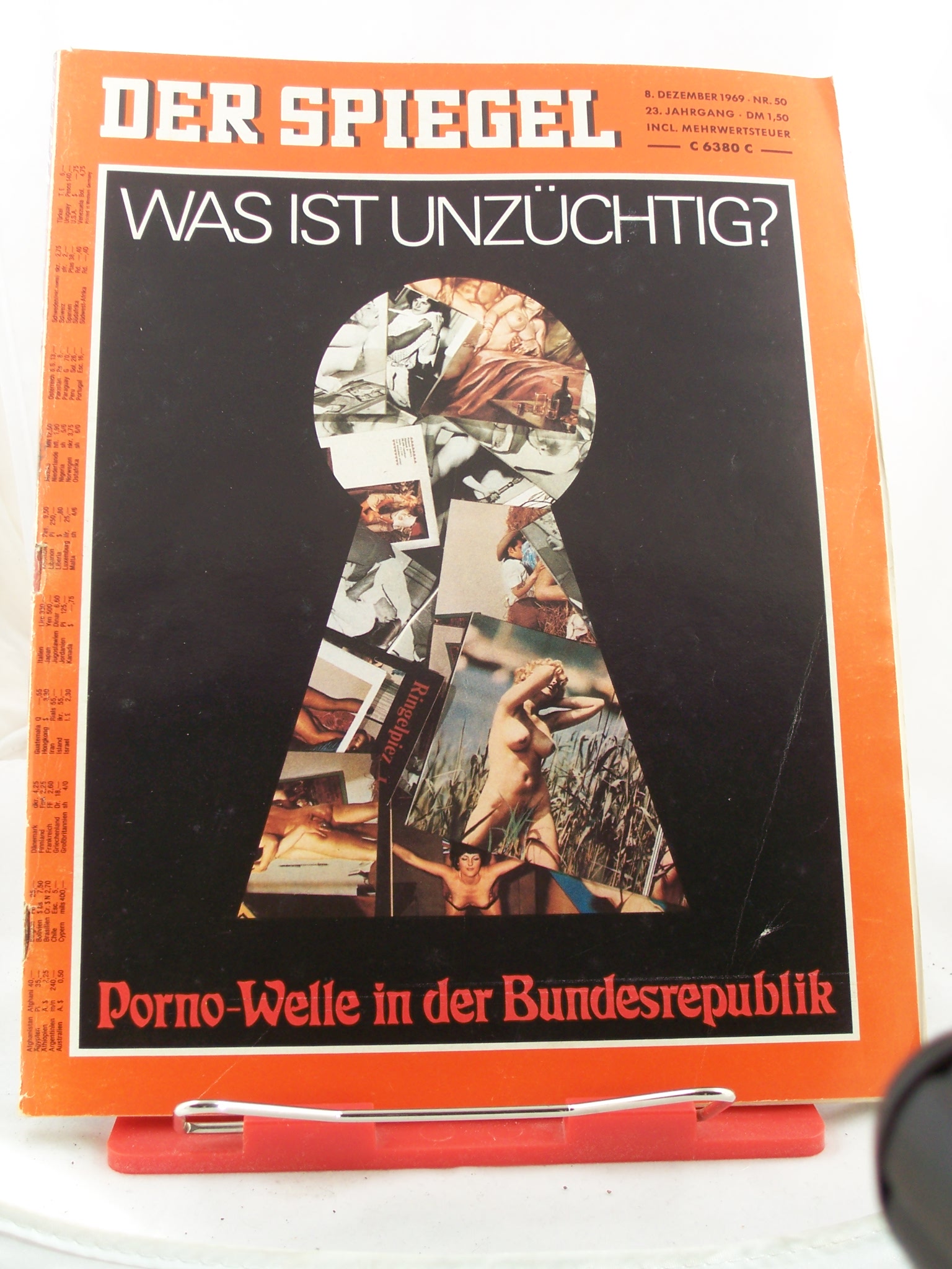 Artikelbild 1 des Artikels “50/1969, Was ist unzüchtig, Porno Welle in der Bundesrepublik “
