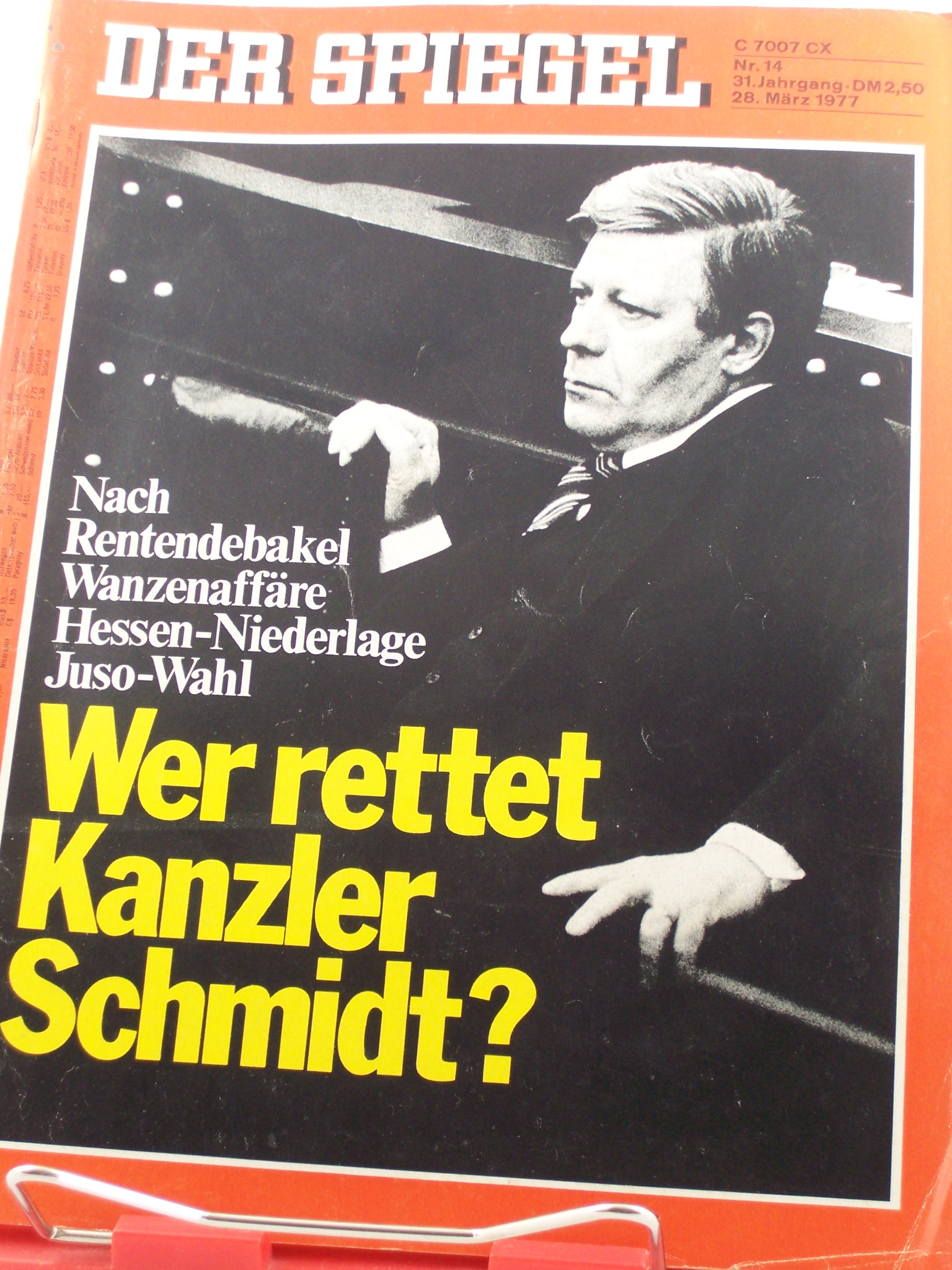 Artikelbild 1 des Artikels “14/1977, Wer rettet Kanzler Schmidt? “