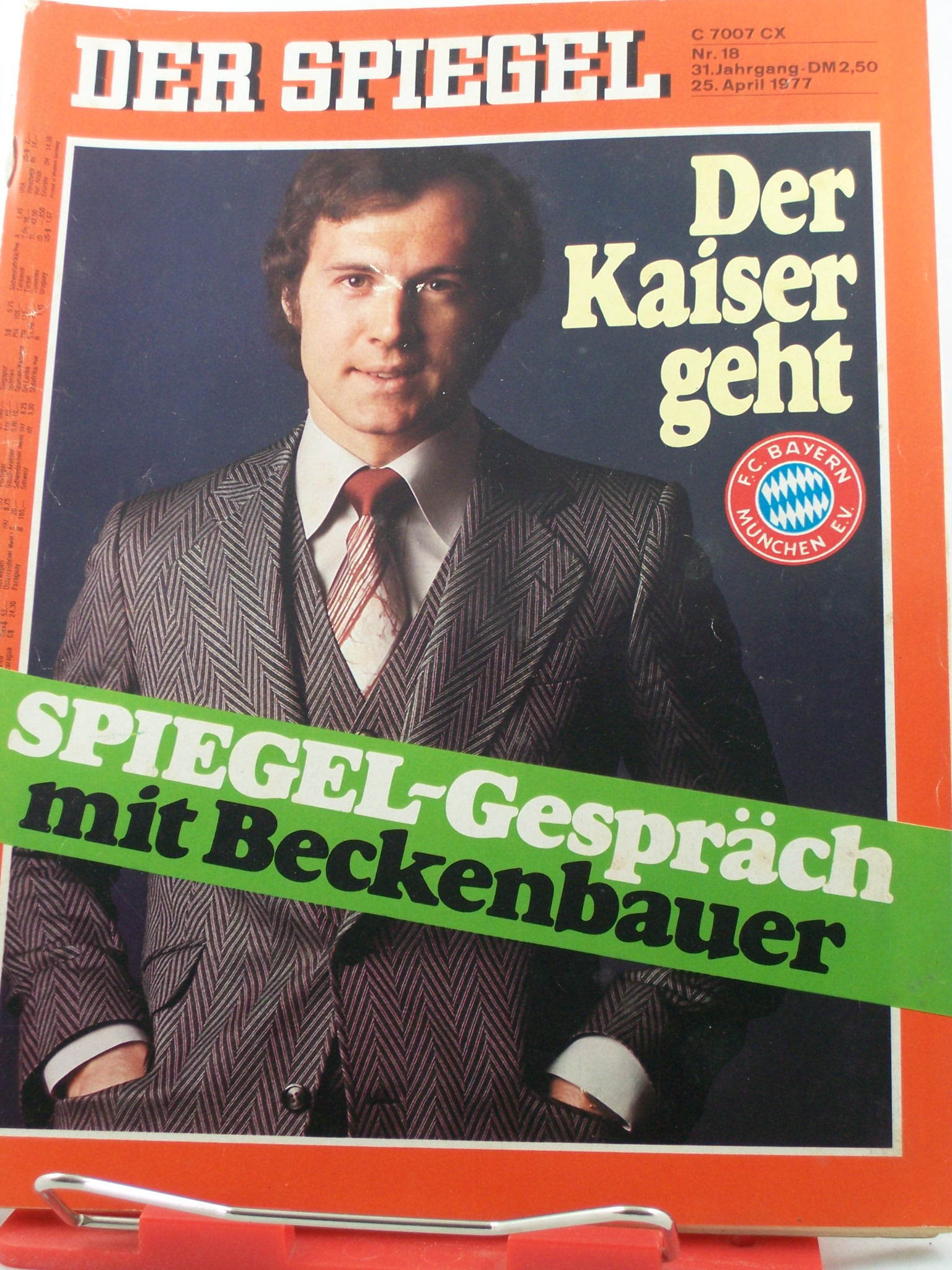 Artikelbild 1 des Artikels “18/1977, Der Kaiser geht “