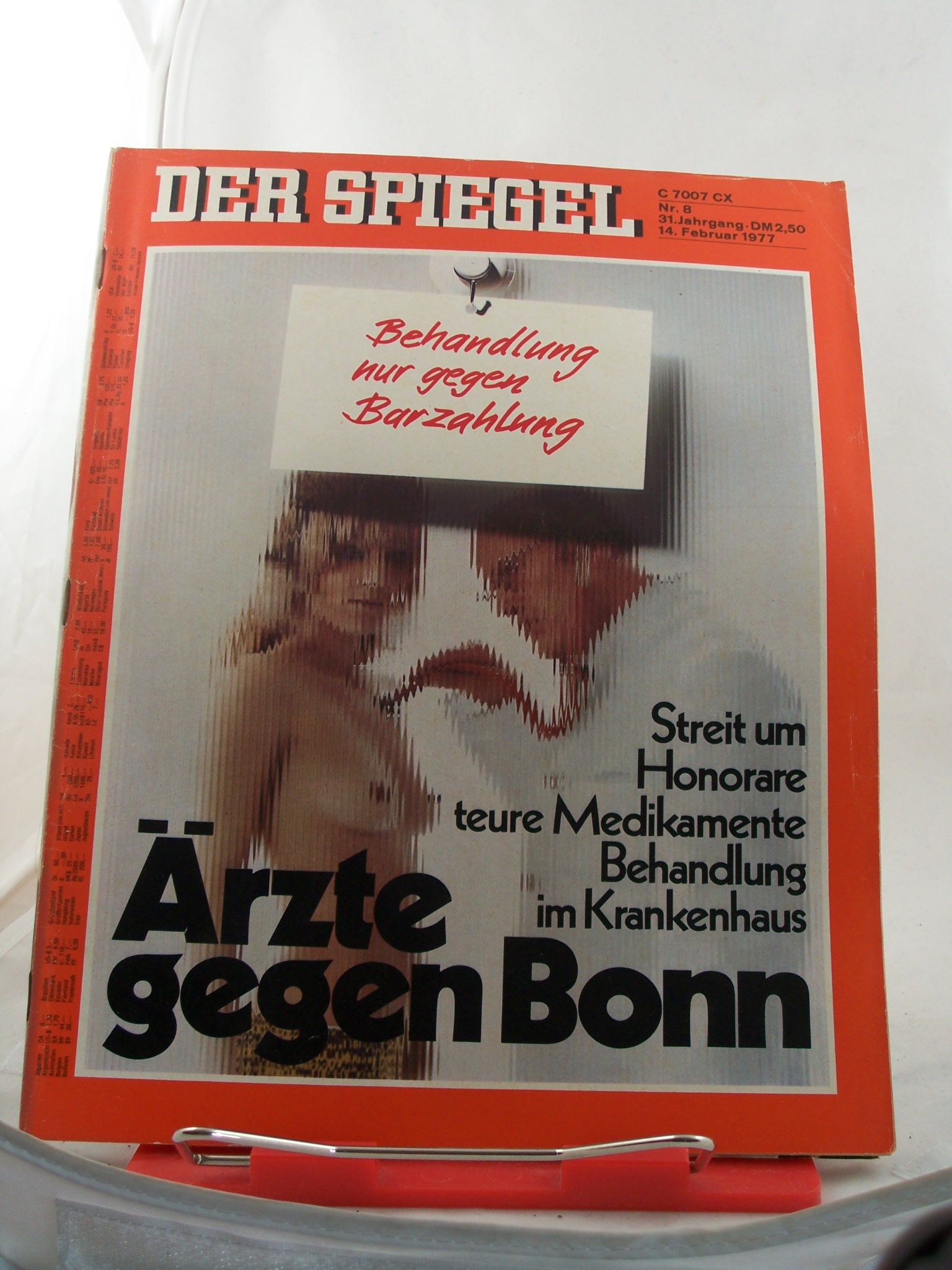 Artikelbild 1 des Artikels “8/1977, Ärzte gegen Bonn “