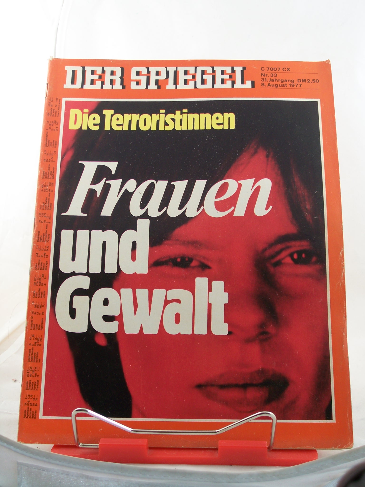 Artikelbild 1 des Artikels “33/1977, Die Terroristinnen, Frauen und Gewalt “