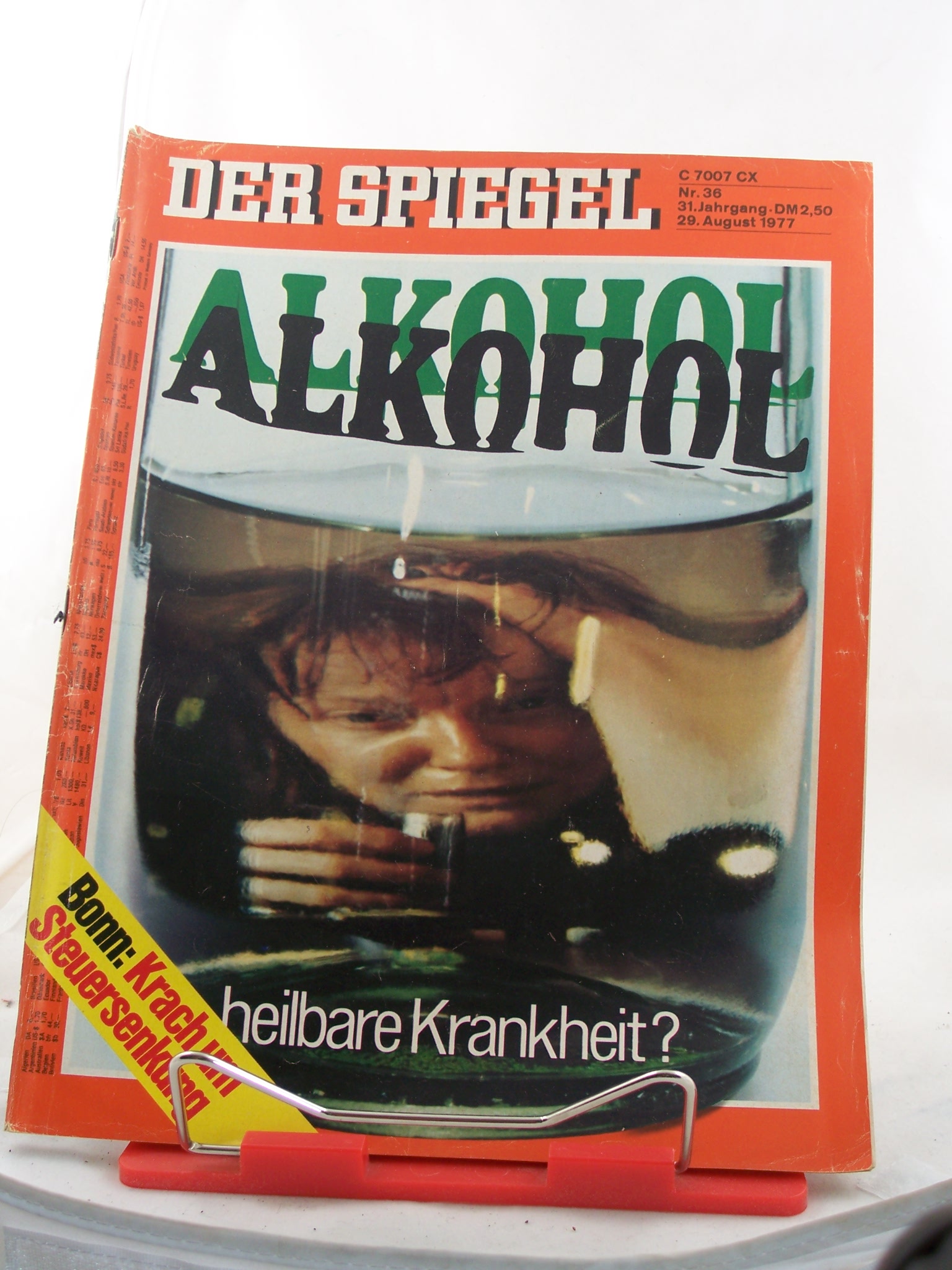 Artikelbild 1 des Artikels “36/1977, Alkohol heilbare Krankheit? “