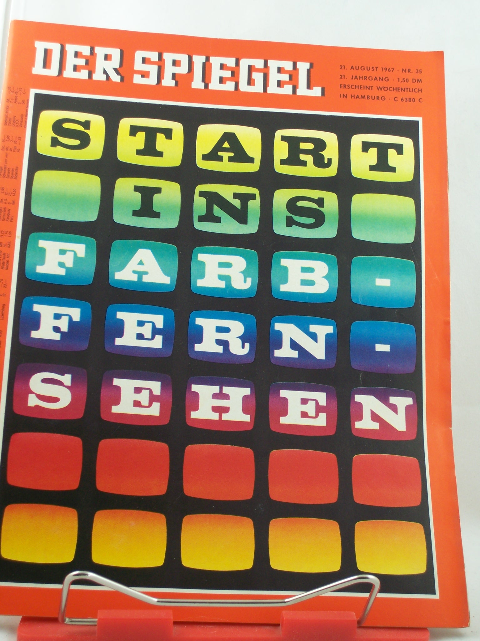 Artikelbild 1 des Artikels “35/1967, START INS FARBFERNSEHEN “