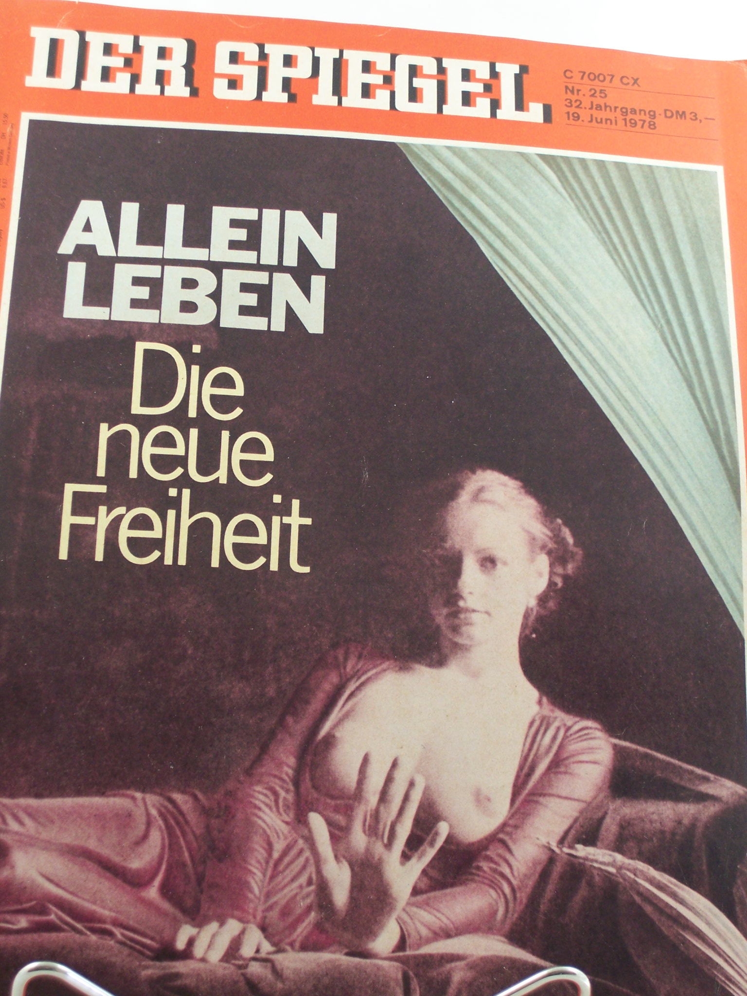 Artikelbild 1 des Artikels “25/1978, Allein leben, die neue Freiheit “