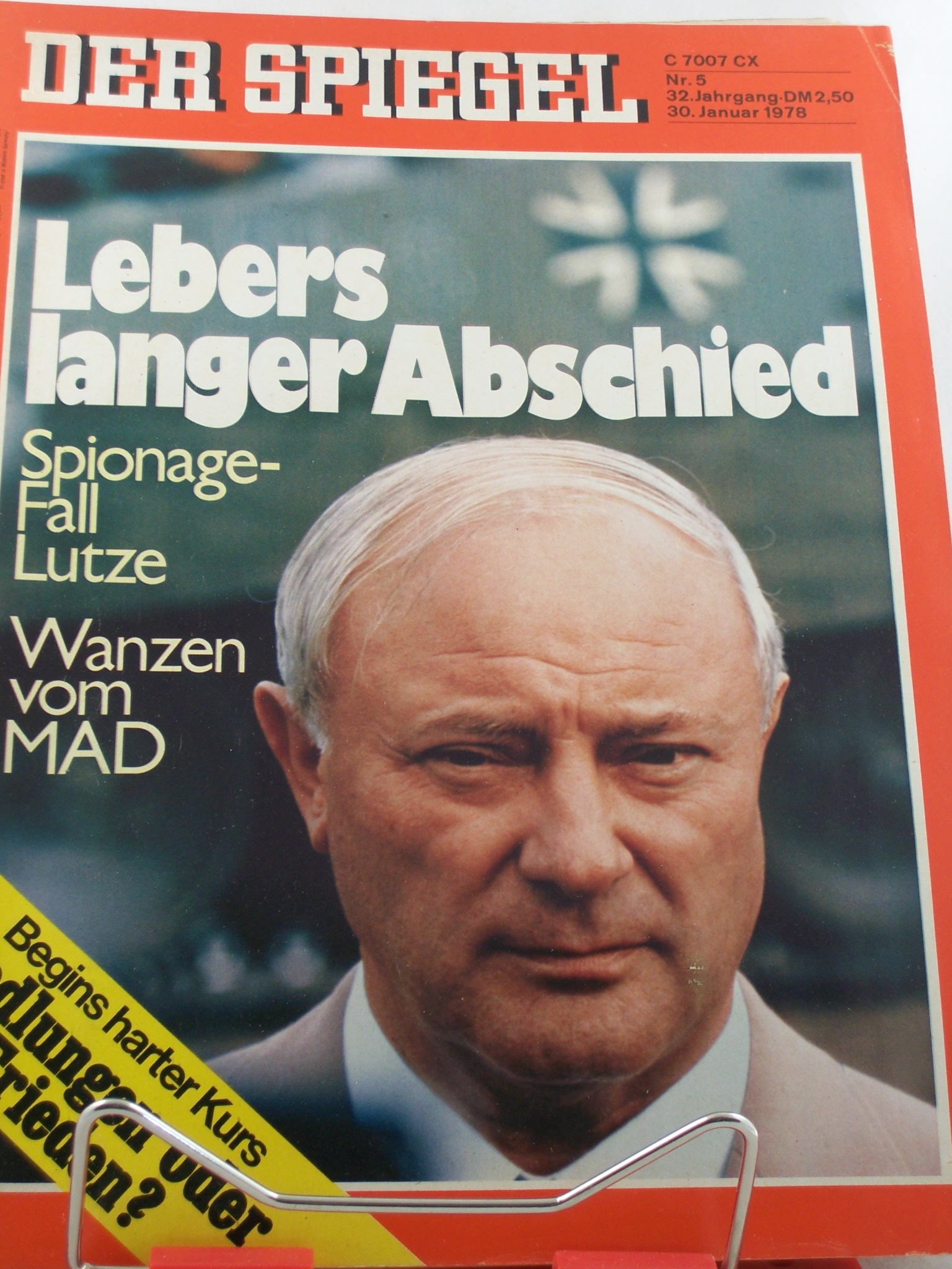 Artikelbild 1 des Artikels “5/1978, Lebers langer Abschied “