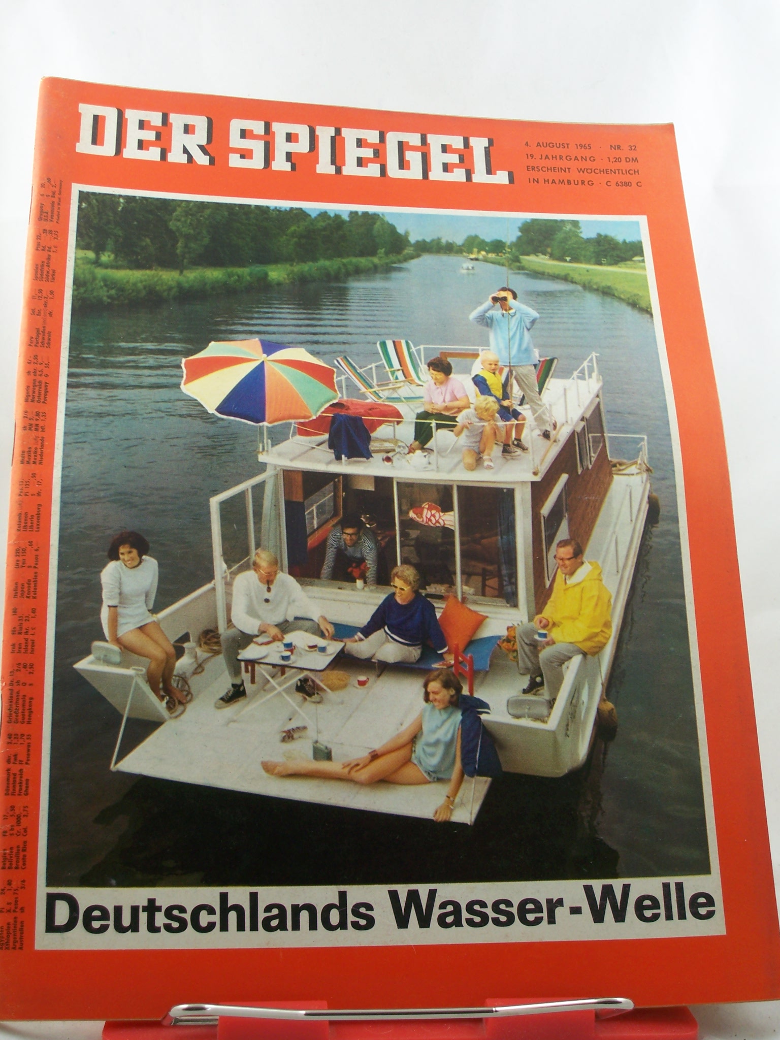Artikelbild 1 des Artikels “32/1965, Deutschlands Wasser-Welle “
