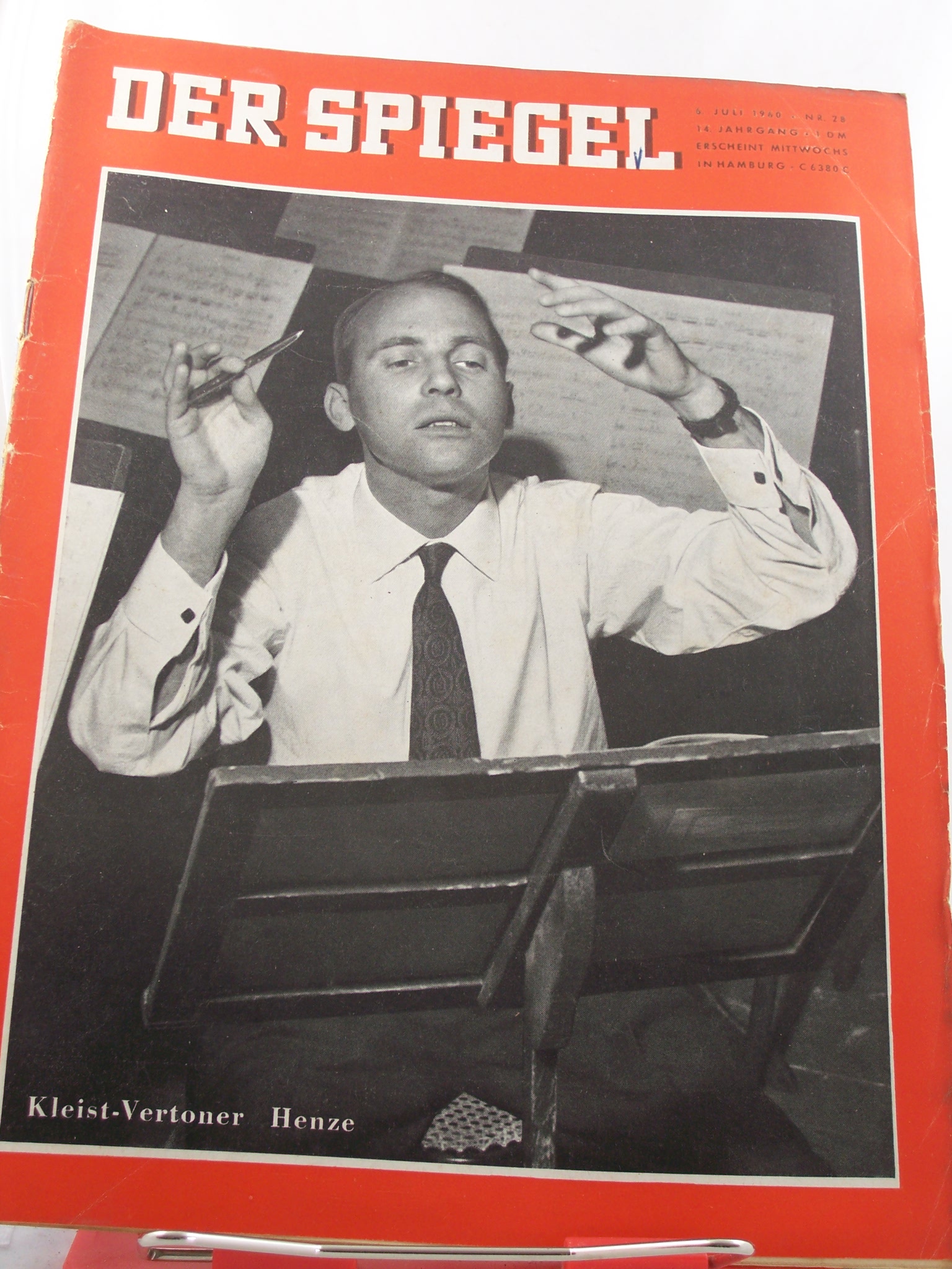 Artikelbild 1 des Artikels “28/1960, Kleist-Vertoner Henze “