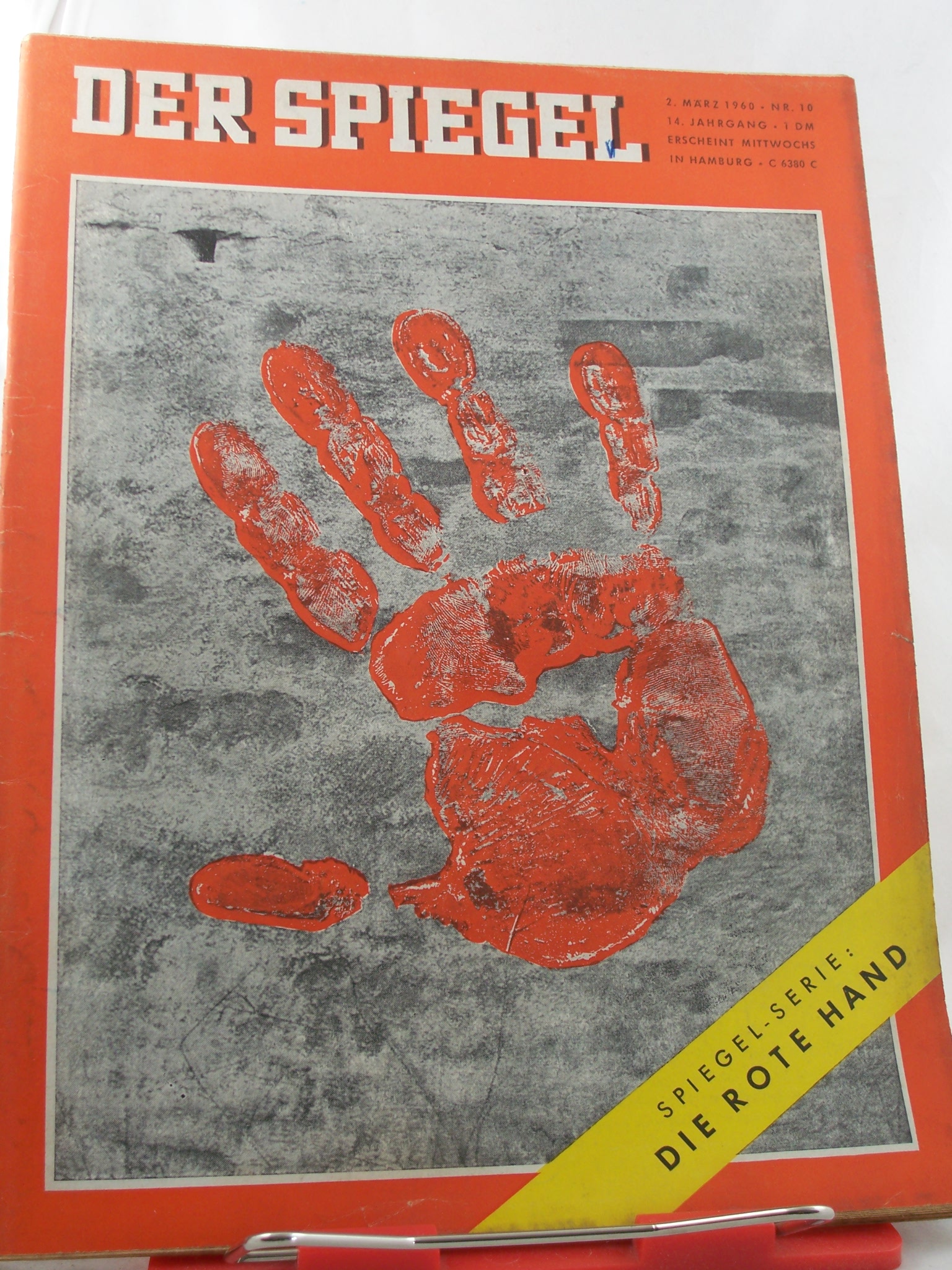 Artikelbild 1 des Artikels “10/1960, SPIEGEL-SERIE: DIE ROTE HAND “