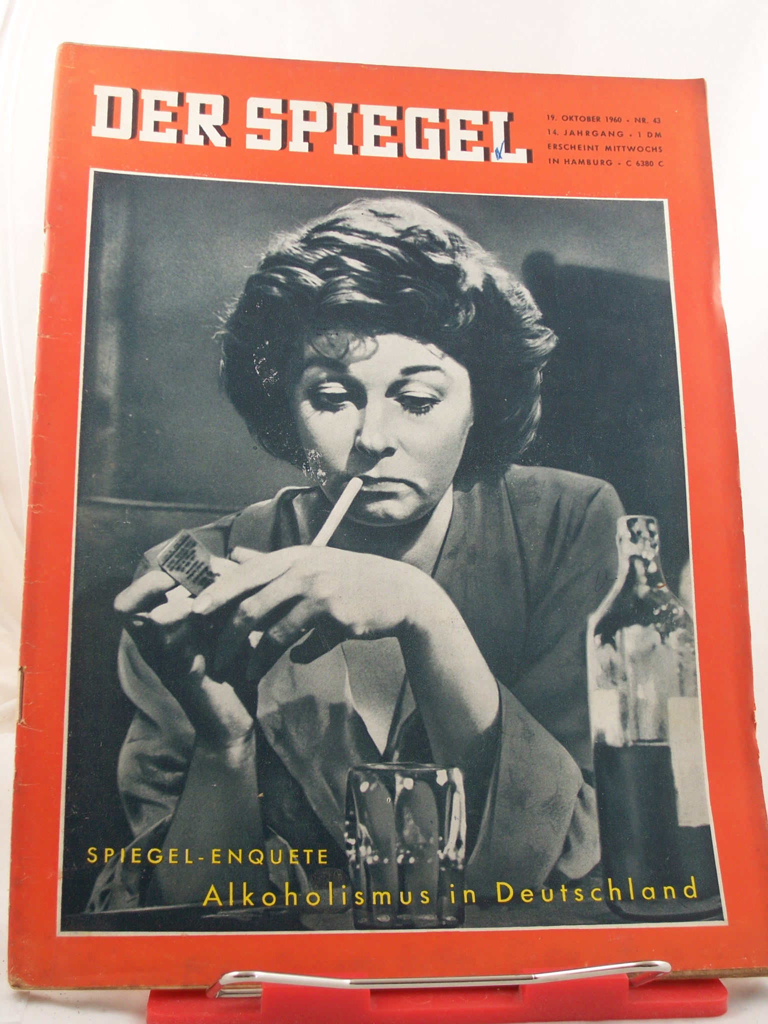 Artikelbild 1 des Artikels “43/1960, SPIEGEL - ENQUETE Alkoholismus in Deutschland “