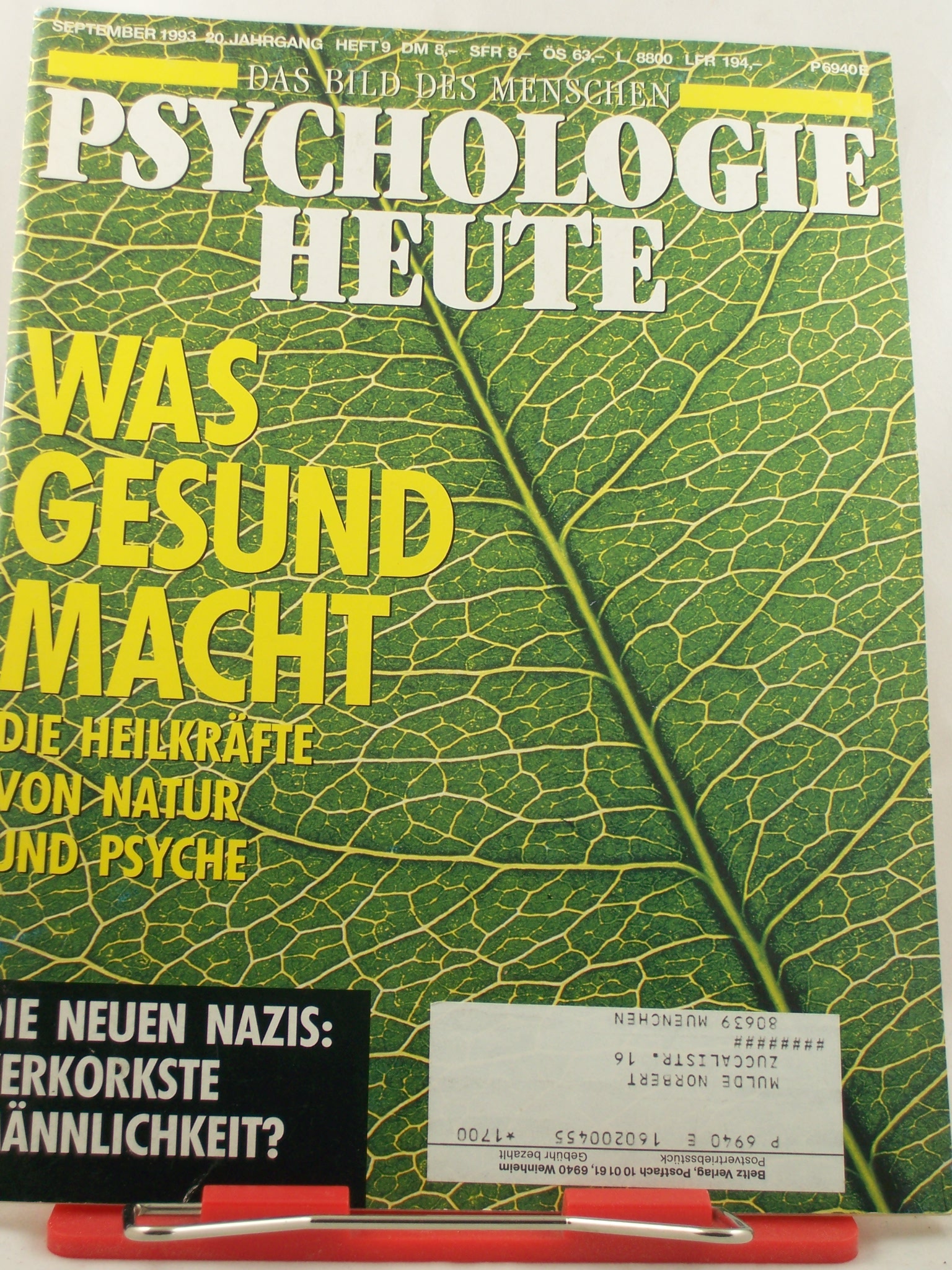 Artikelbild 1 des Artikels “9/1993, Was gesund macht, die Heilkräfte von Natur und Psyche “