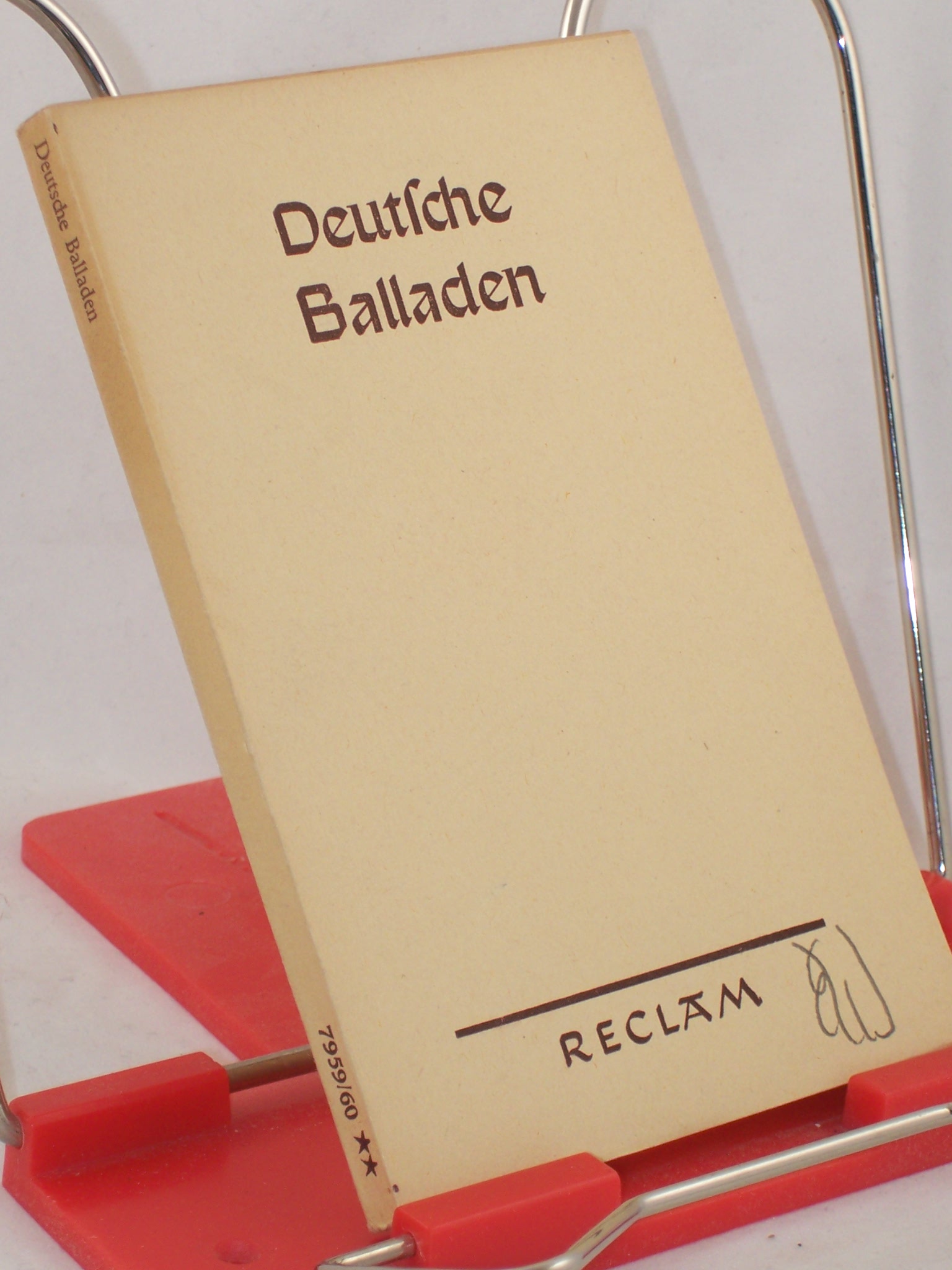Artikelbild 1 des Artikels “Deutsche Balladen : Von Bürger bis Fontane / Hrsg. Gerhard Keil “