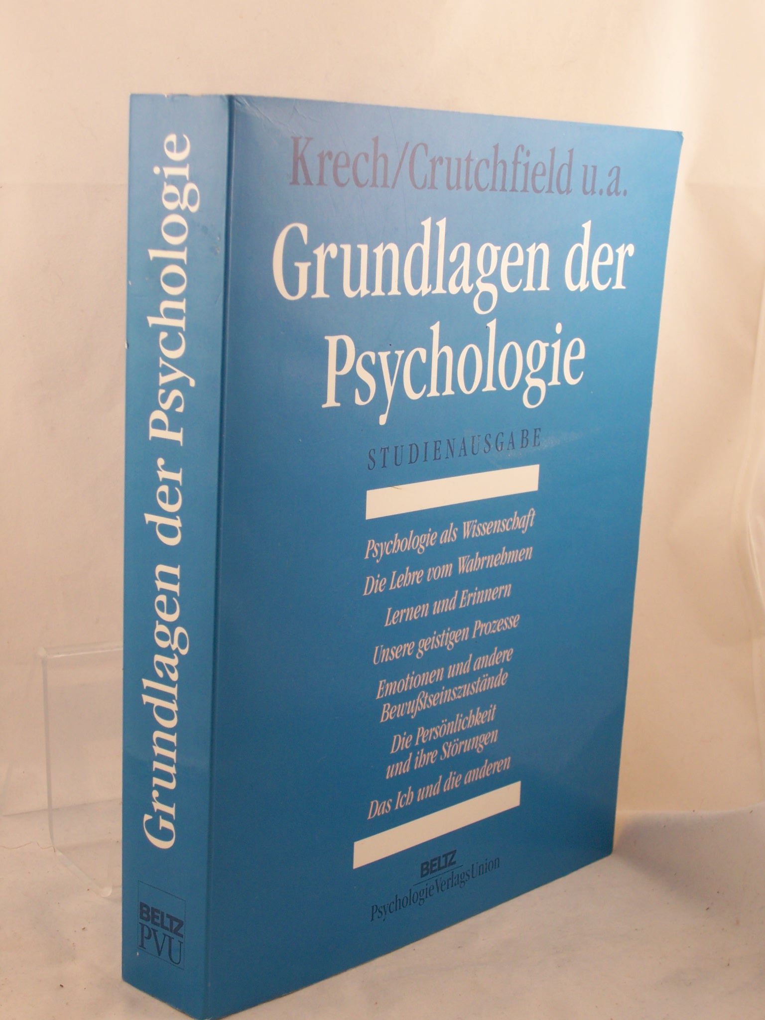 Artikelbild 1 des Artikels “Grundlagen der Psychologie / David Krech... Hrsg.: Hellmuth Benesch. Aus dem Amerikan. von Brigitte Stein “