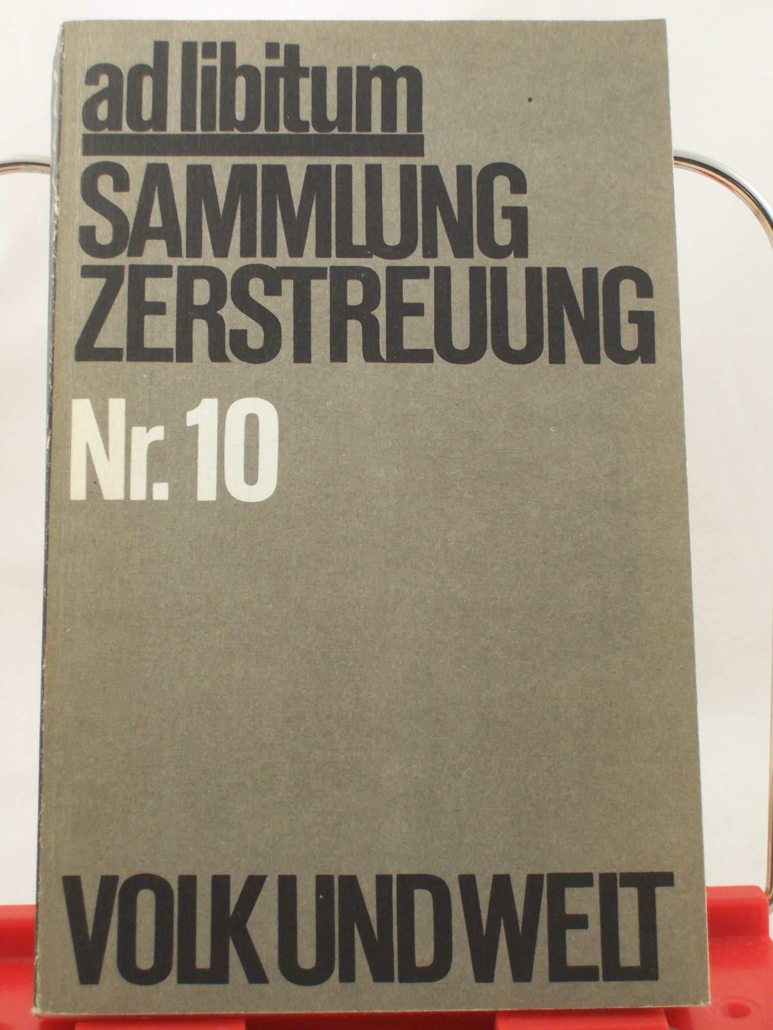 Artikelbild 1 des Artikels “Sammlung Zerstreung Nr.10 “