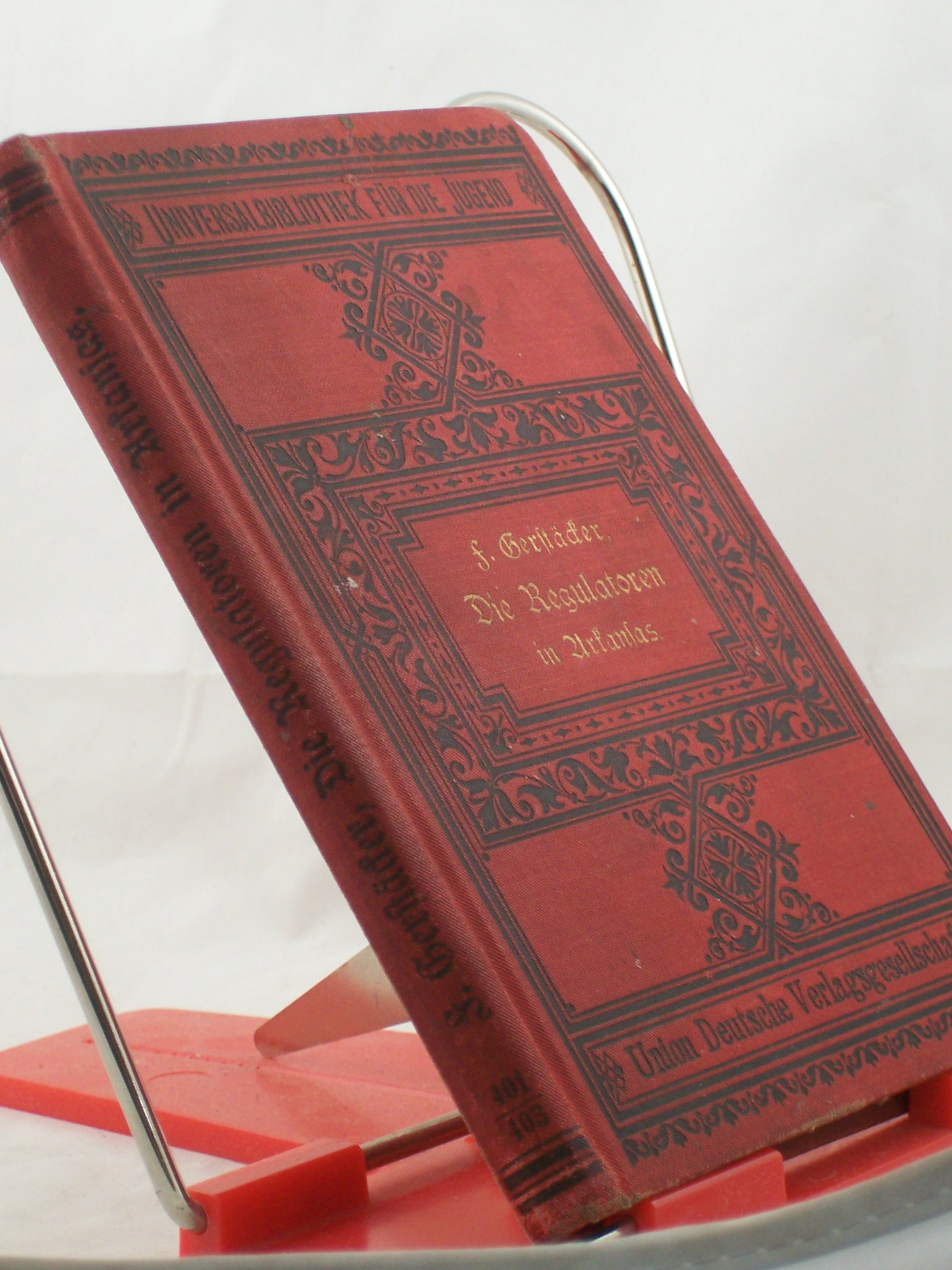 Artikelbild 1 des Artikels “Die Regulatoren in Arkansas : Aus d. Waldleben Amerikas / Friedrich Gerstäcker. Illustrationen v. Harri Förster “