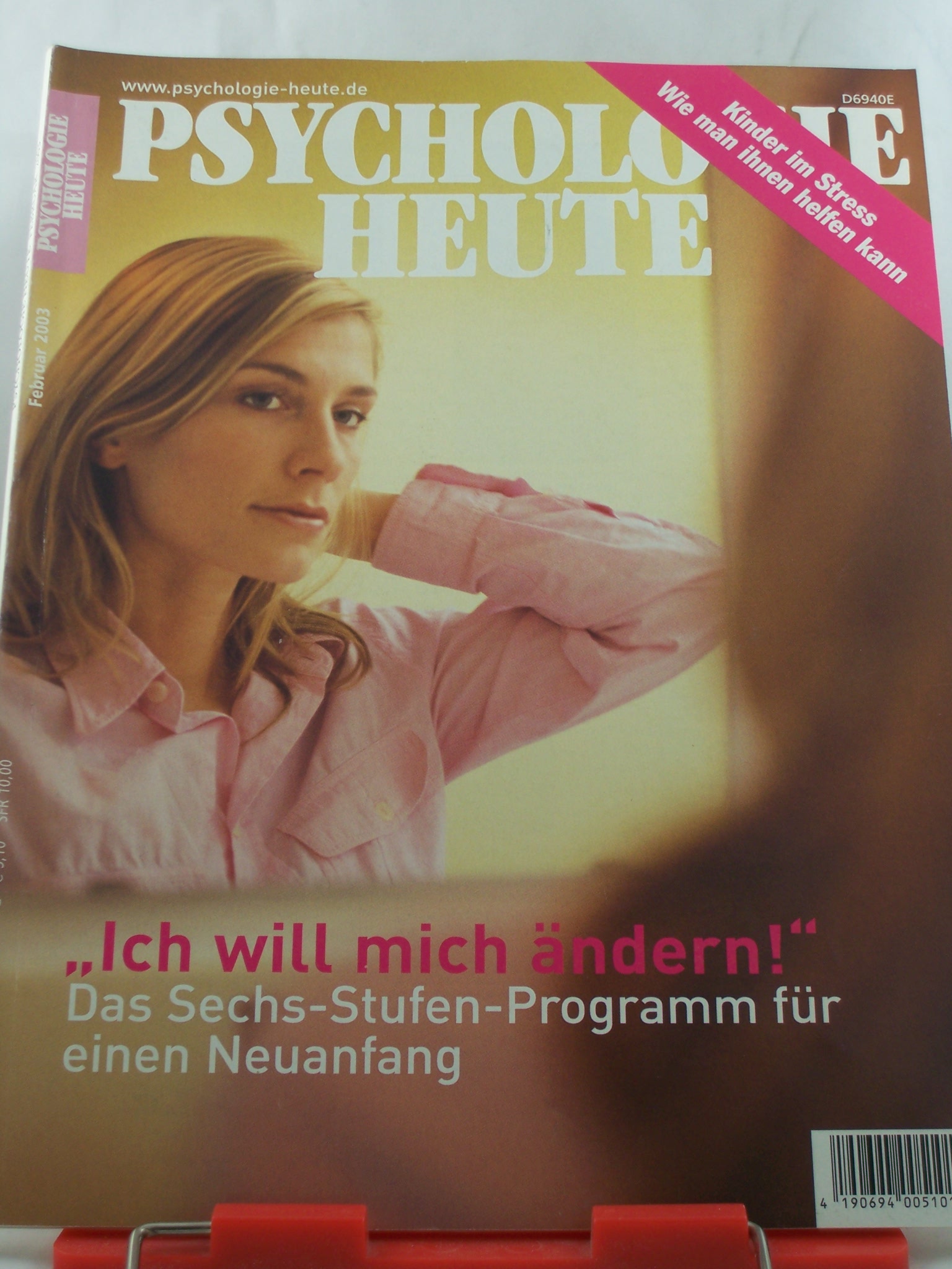Artikelbild 1 des Artikels “2/2003, Ich will mich ändern, das Sechs Stufen Programm für den
Neuanfang “