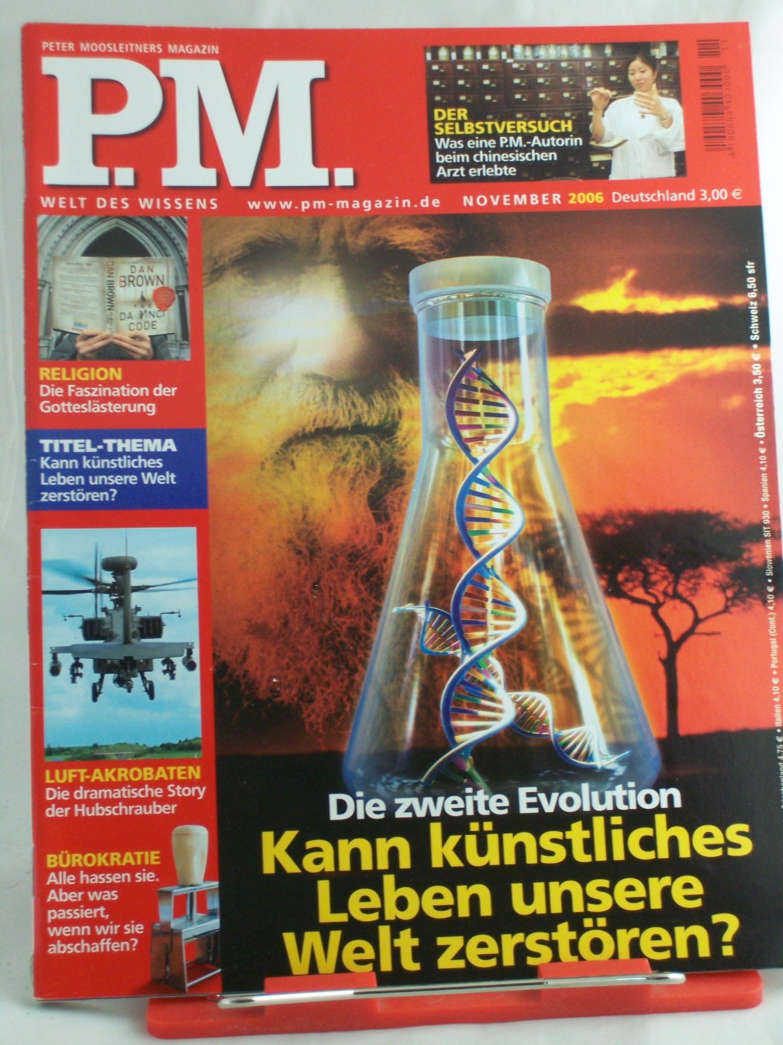 Artikelbild 1 des Artikels “11/2006, Die zweite Evolution, kann künstliches Leben unsere Welt
zerstören “