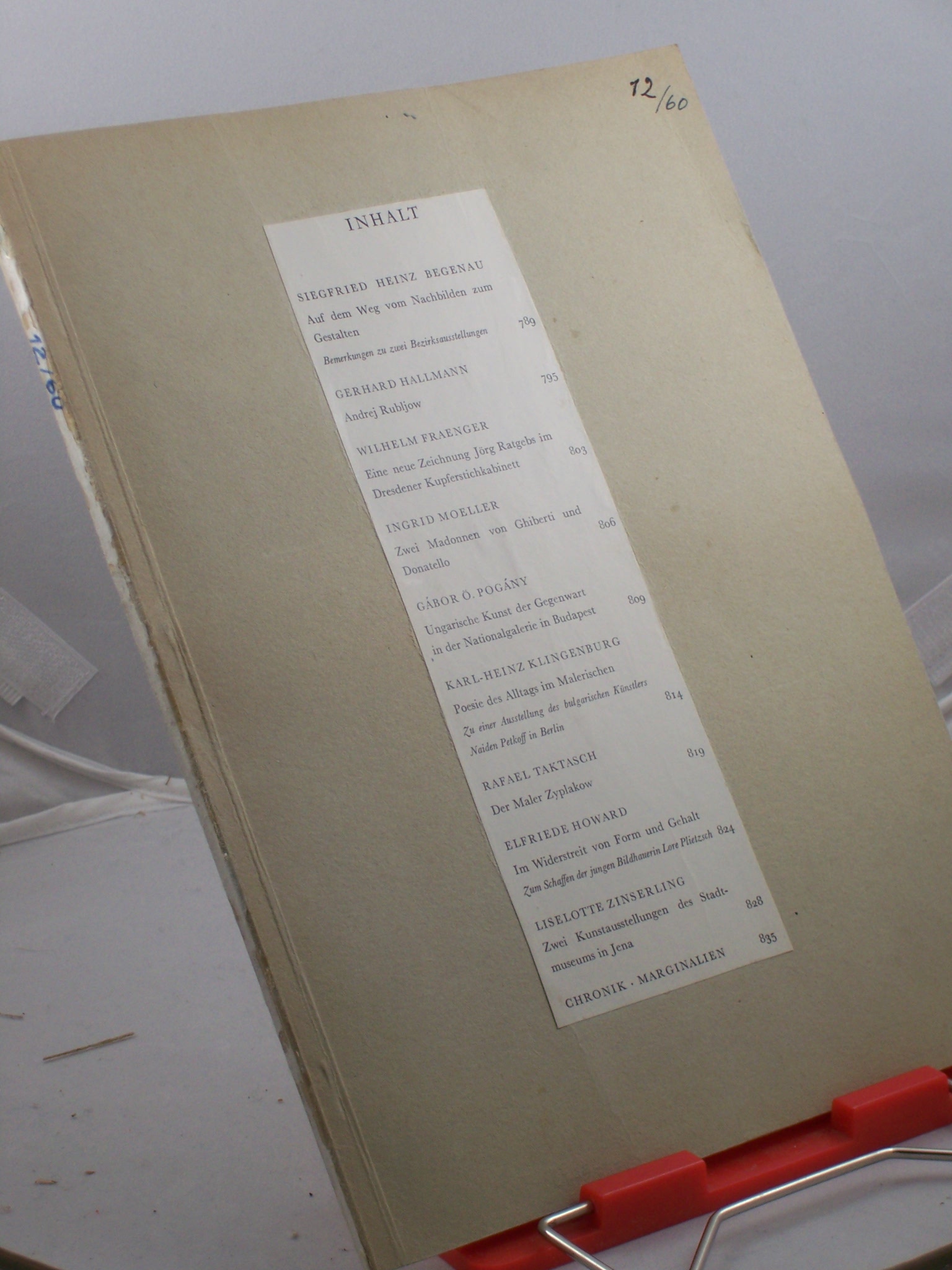 Artikelbild 1 des Artikels “12/1960 “