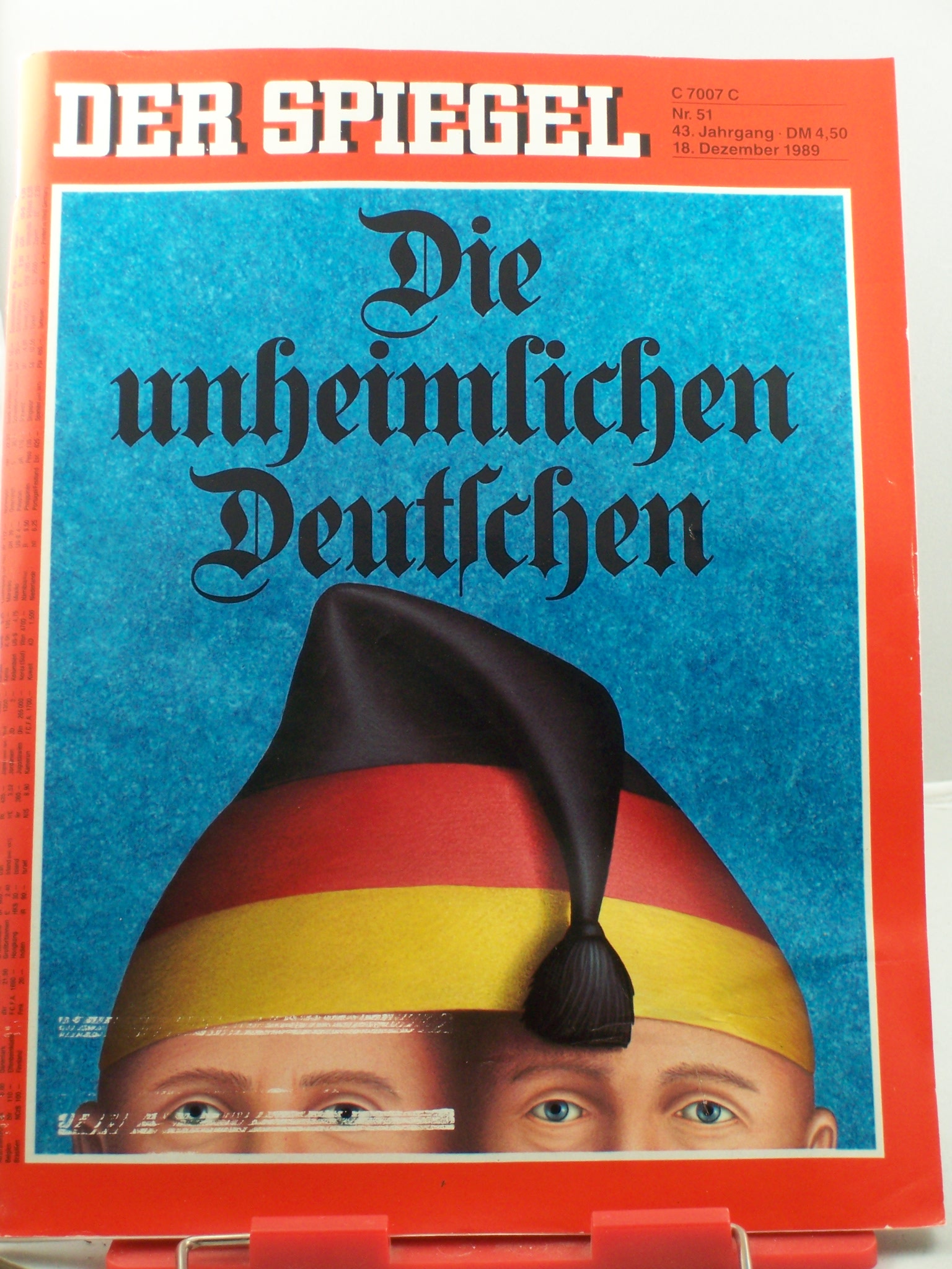 Artikelbild 1 des Artikels “51/1989, 18. Dezember, Die unheimlichen Deutschen “