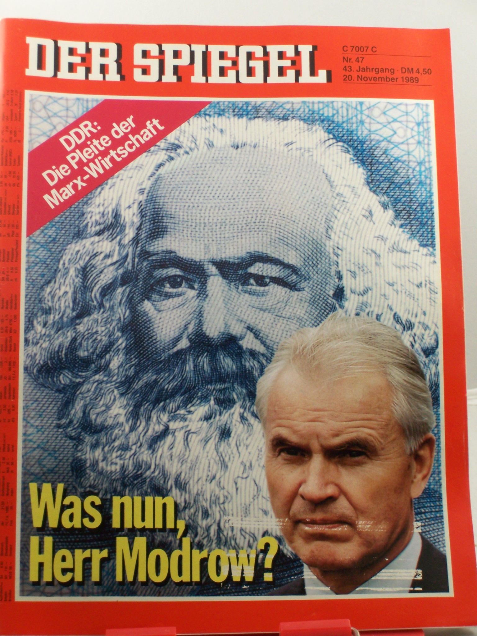 Artikelbild 1 des Artikels “47/1989, 20. November, Was nun Herr Modrow “